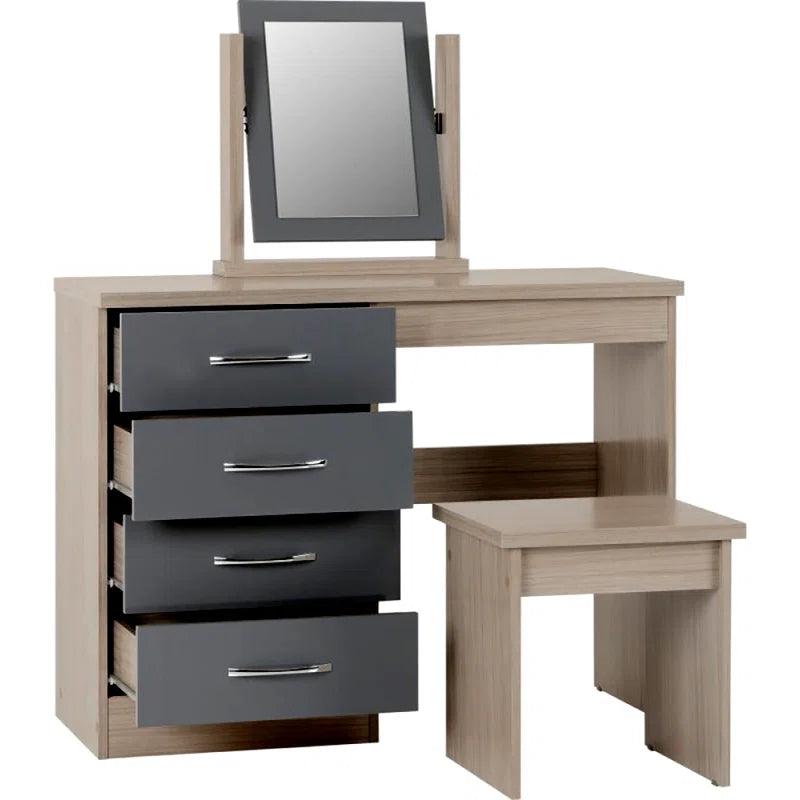 Pranav Dressing Table with Mirror - Ouch Cart