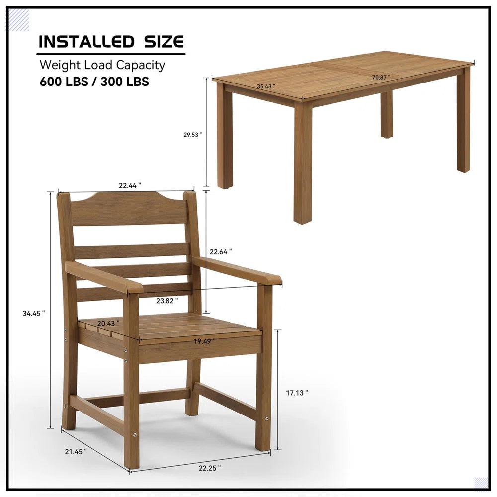 5 - Piece Dining Set - Ouch Cart