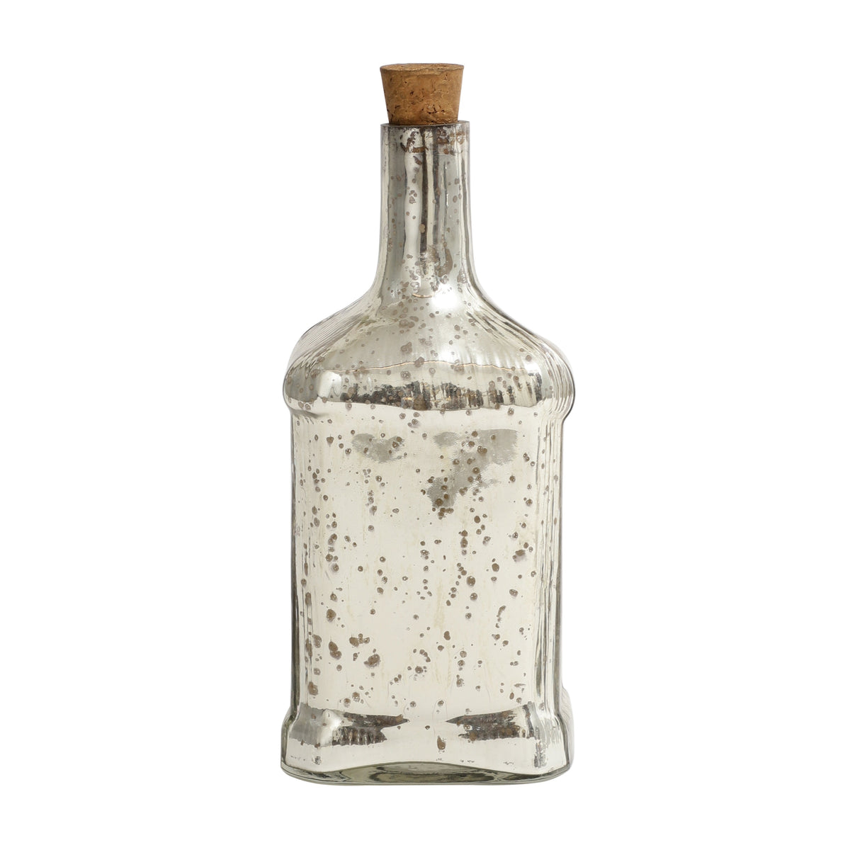 Antique Glass Legacy cylindrical Bottle Decorative M.M.I. OVERSEAS