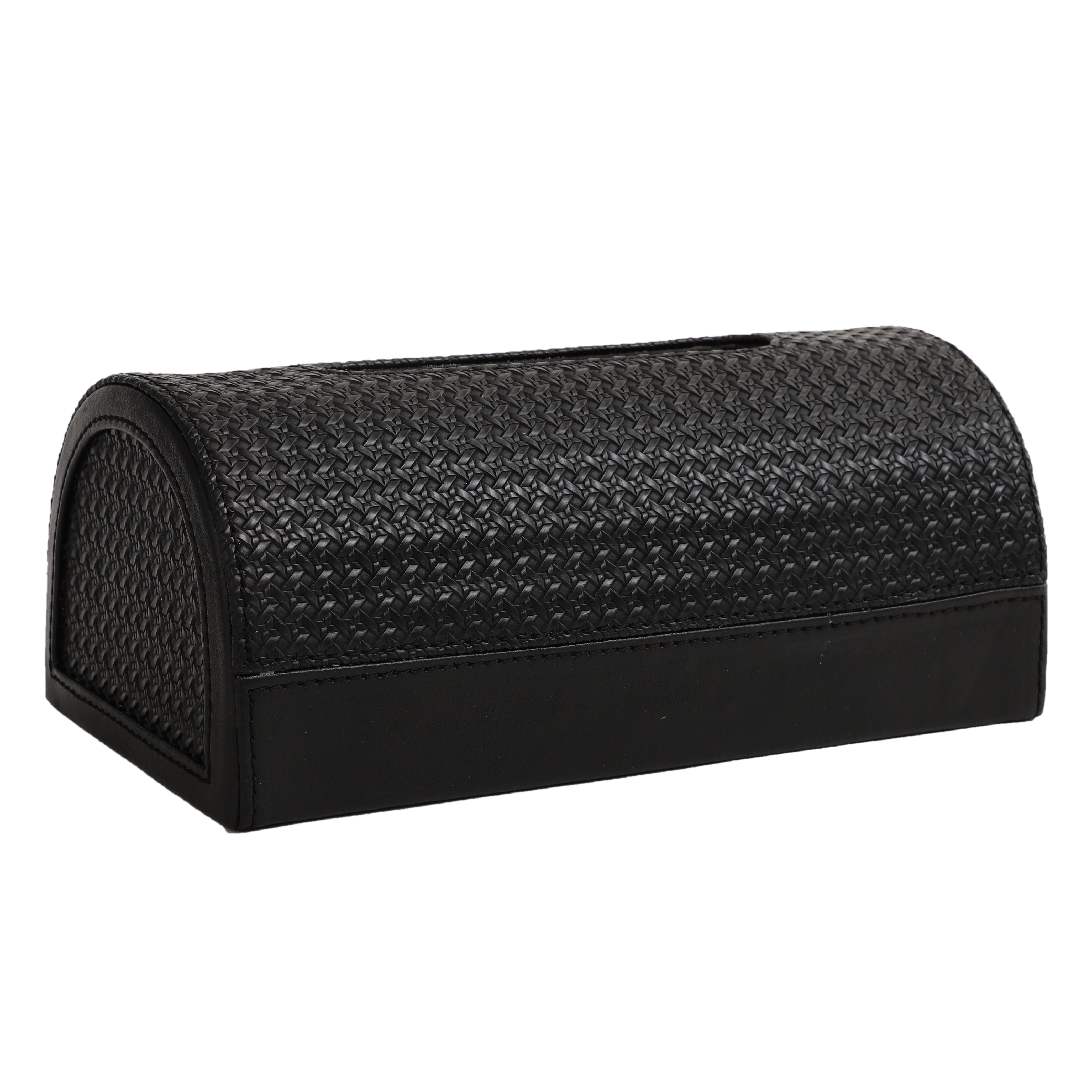 Executive D's Napkin Box Black