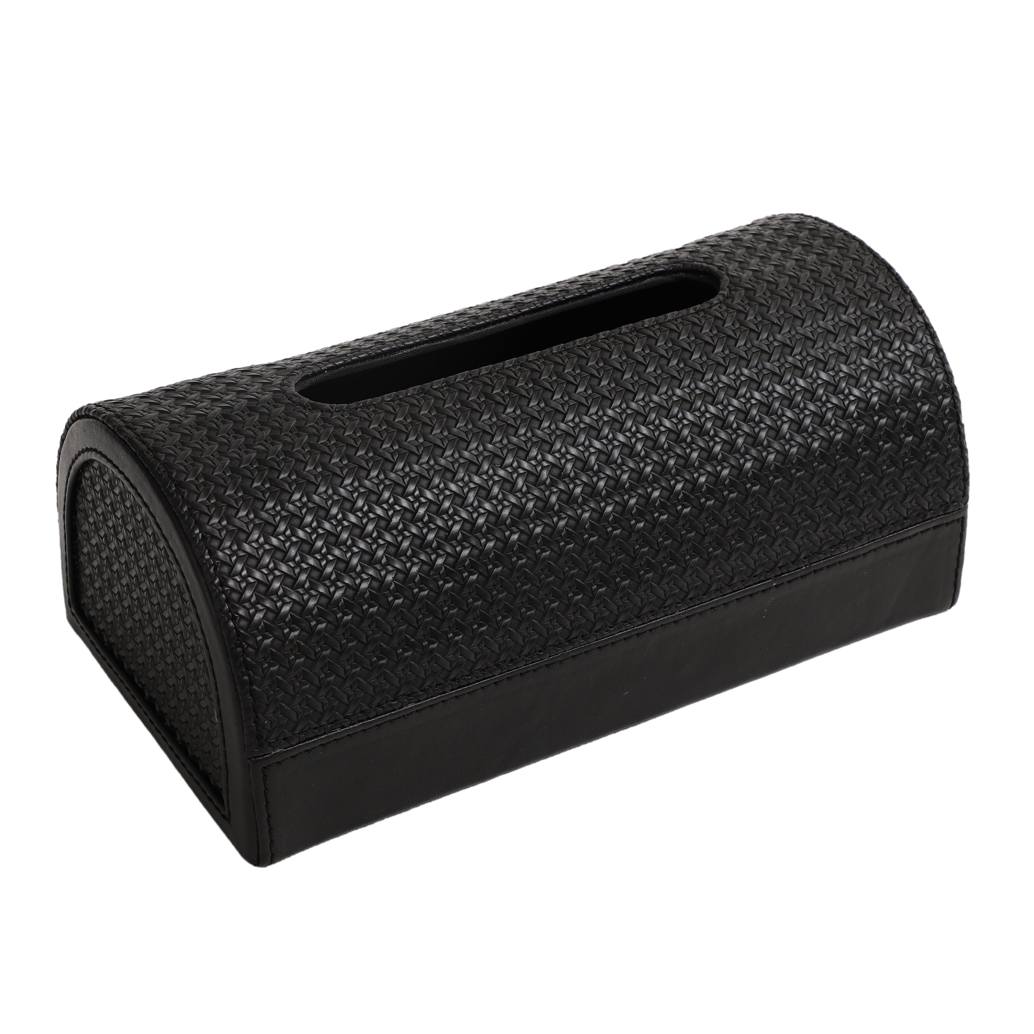 Executive D's Napkin Box Black