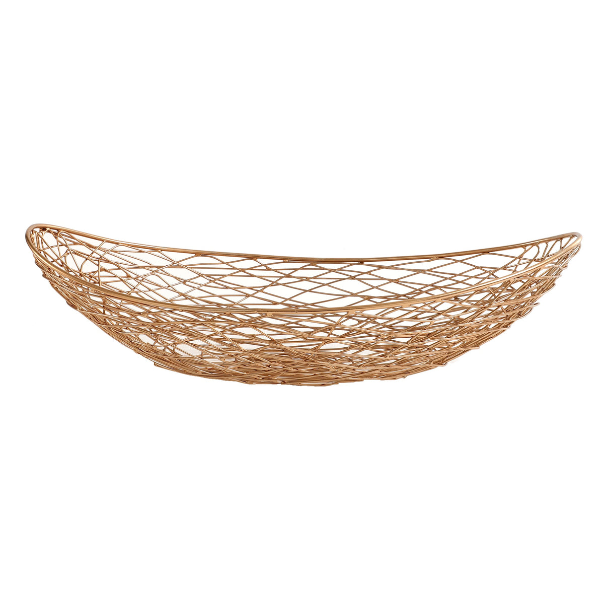 Vivian Basket in copper M.M.I. OVERSEAS