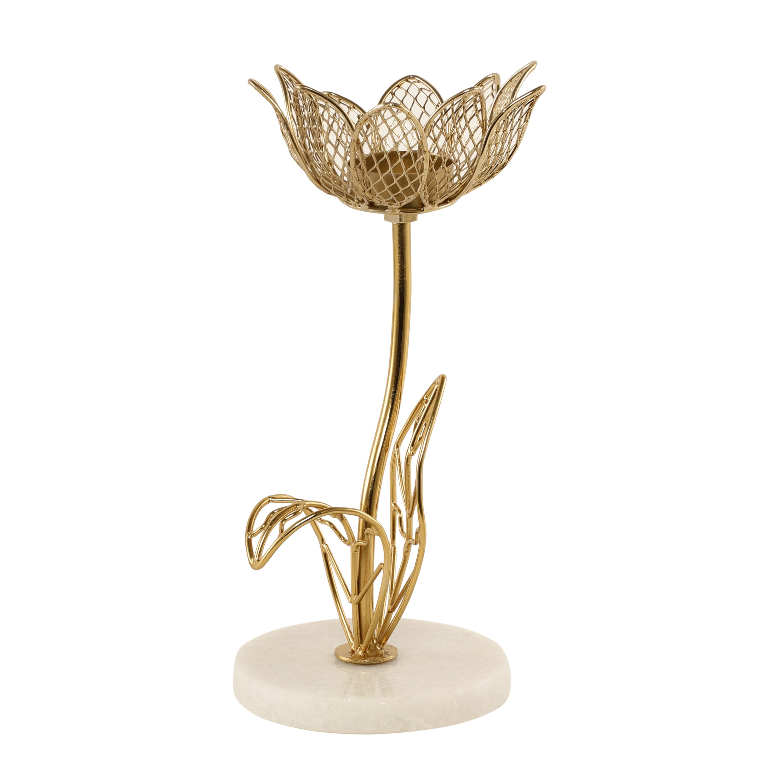 Kamal Marble tealight candle holder