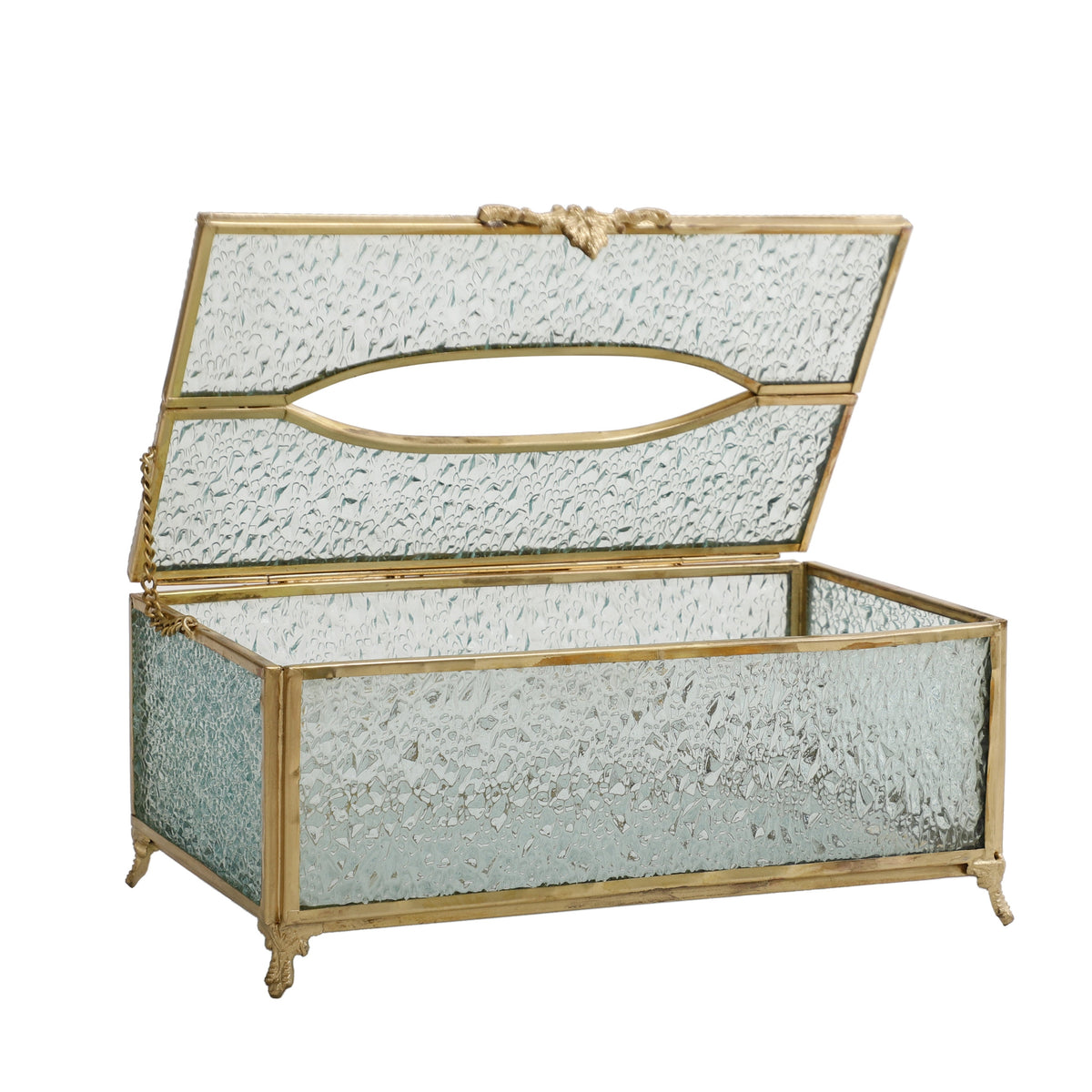 Diamond Cut Crystal Tissue Box M.M.I. OVERSEAS
