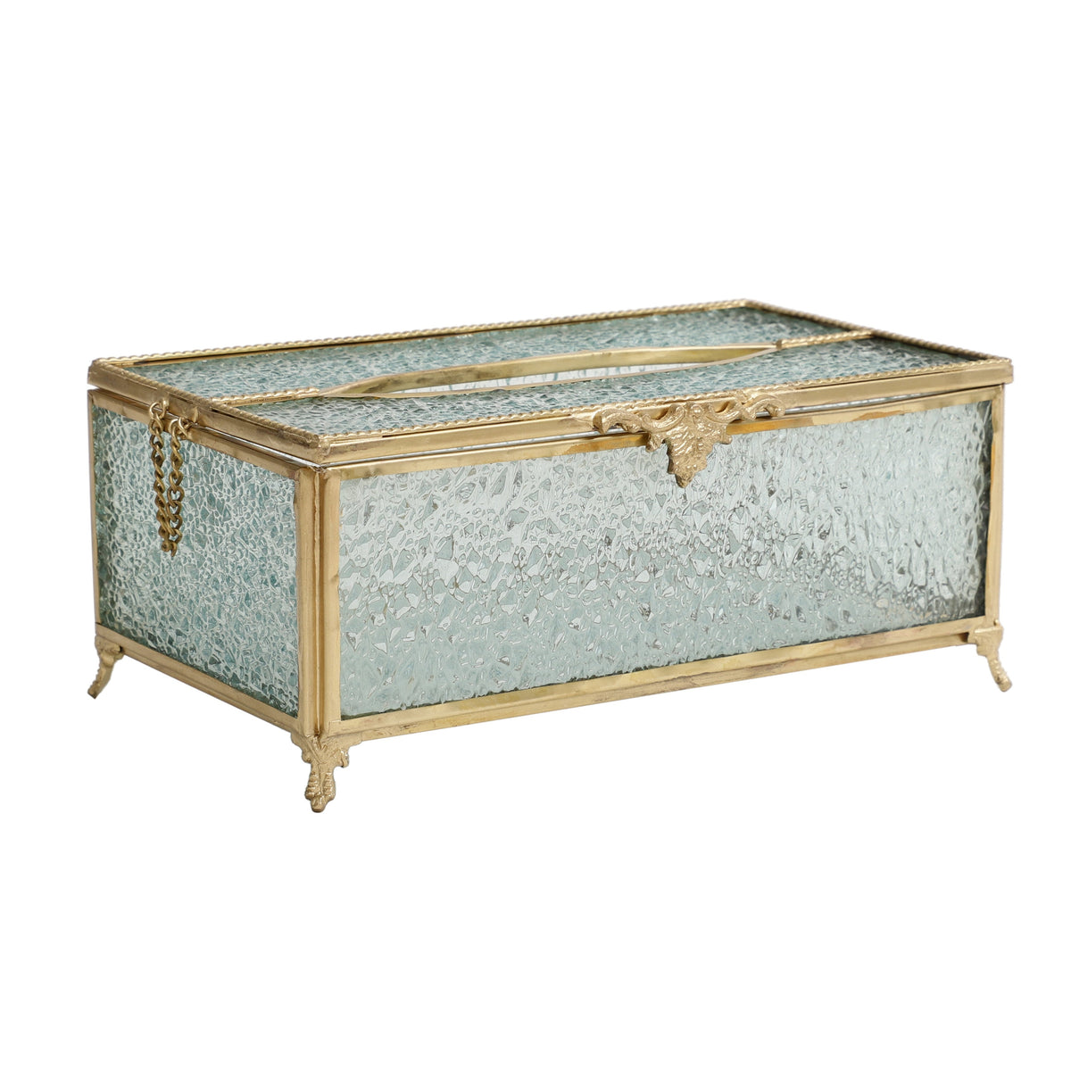 Diamond Cut Crystal Tissue Box M.M.I. OVERSEAS