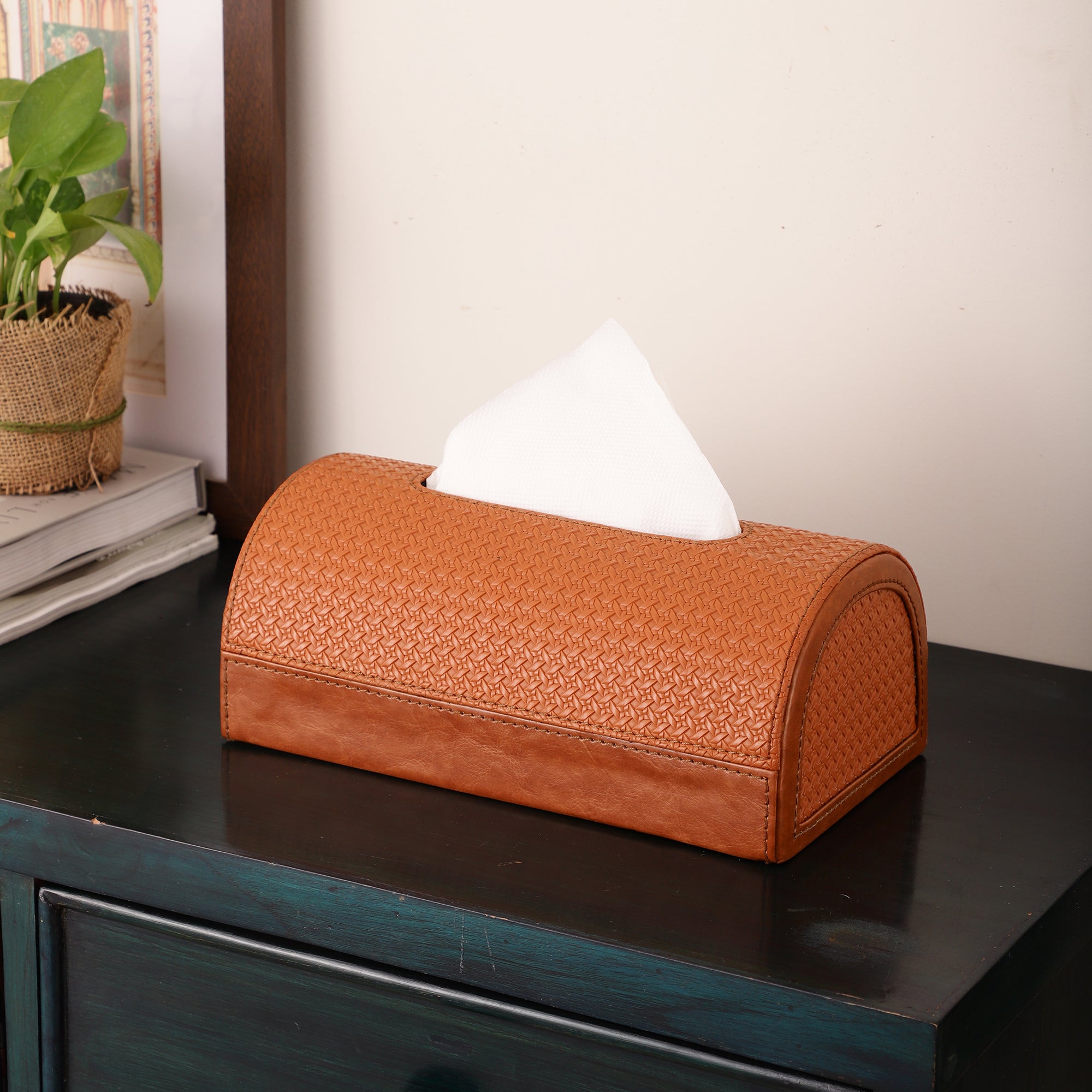 Executive D's Napkin Box Orange