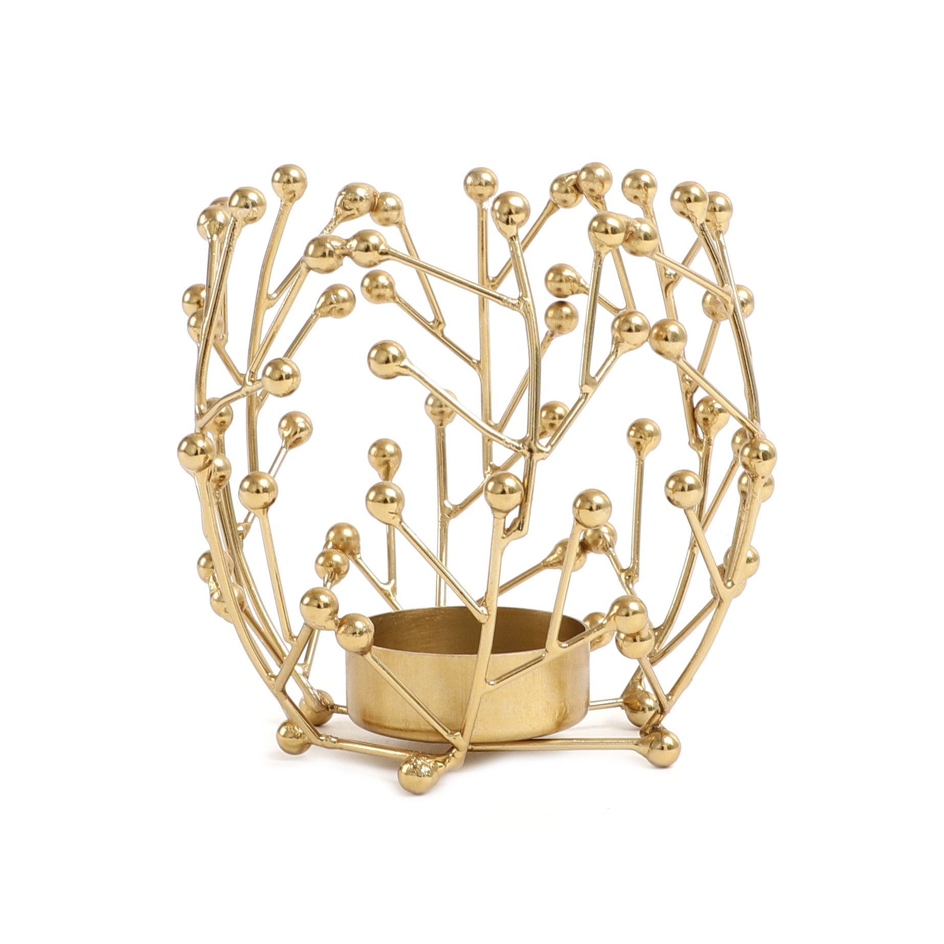 Juanita Tealight Holder in Gold