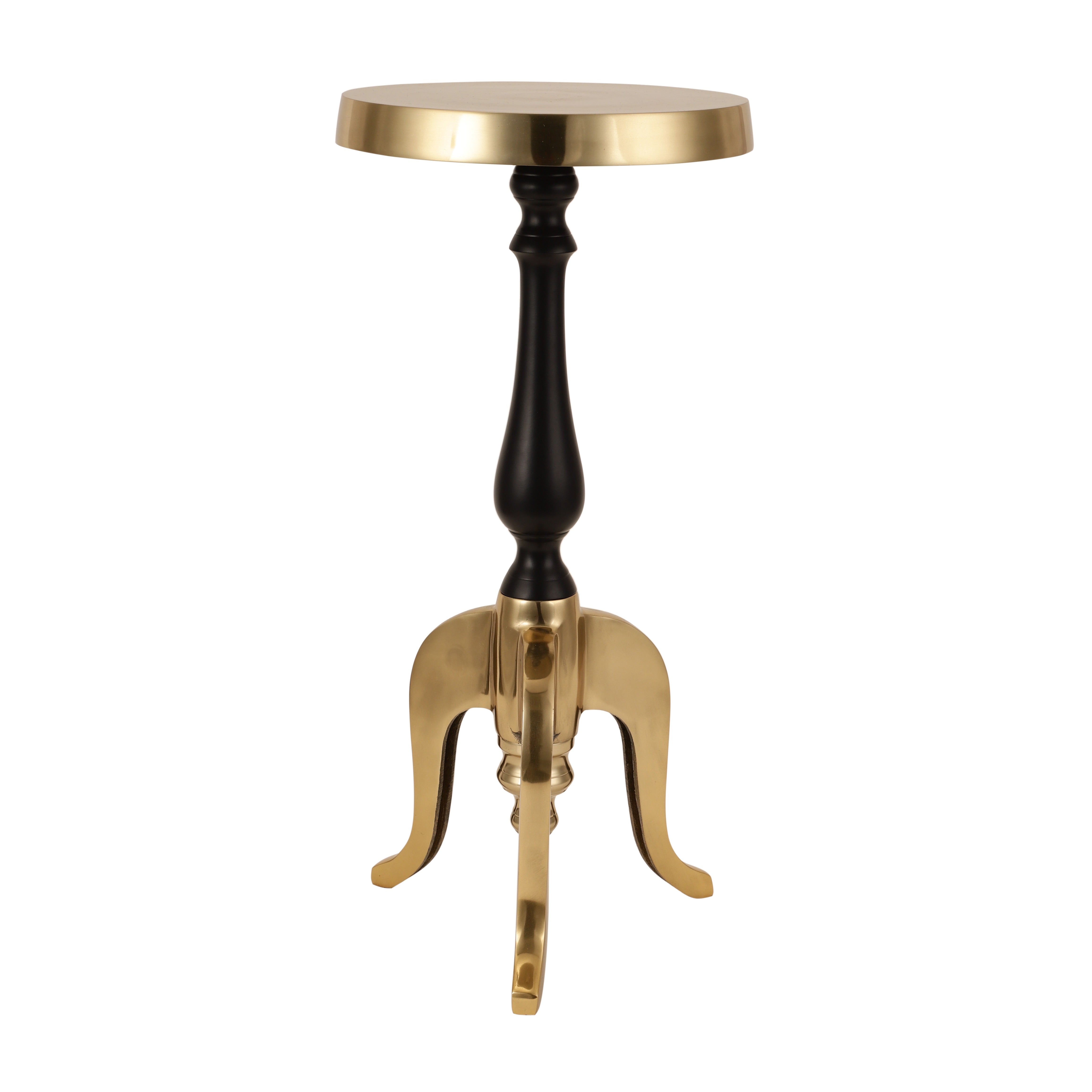 Markus Drink Table in Gold Black
