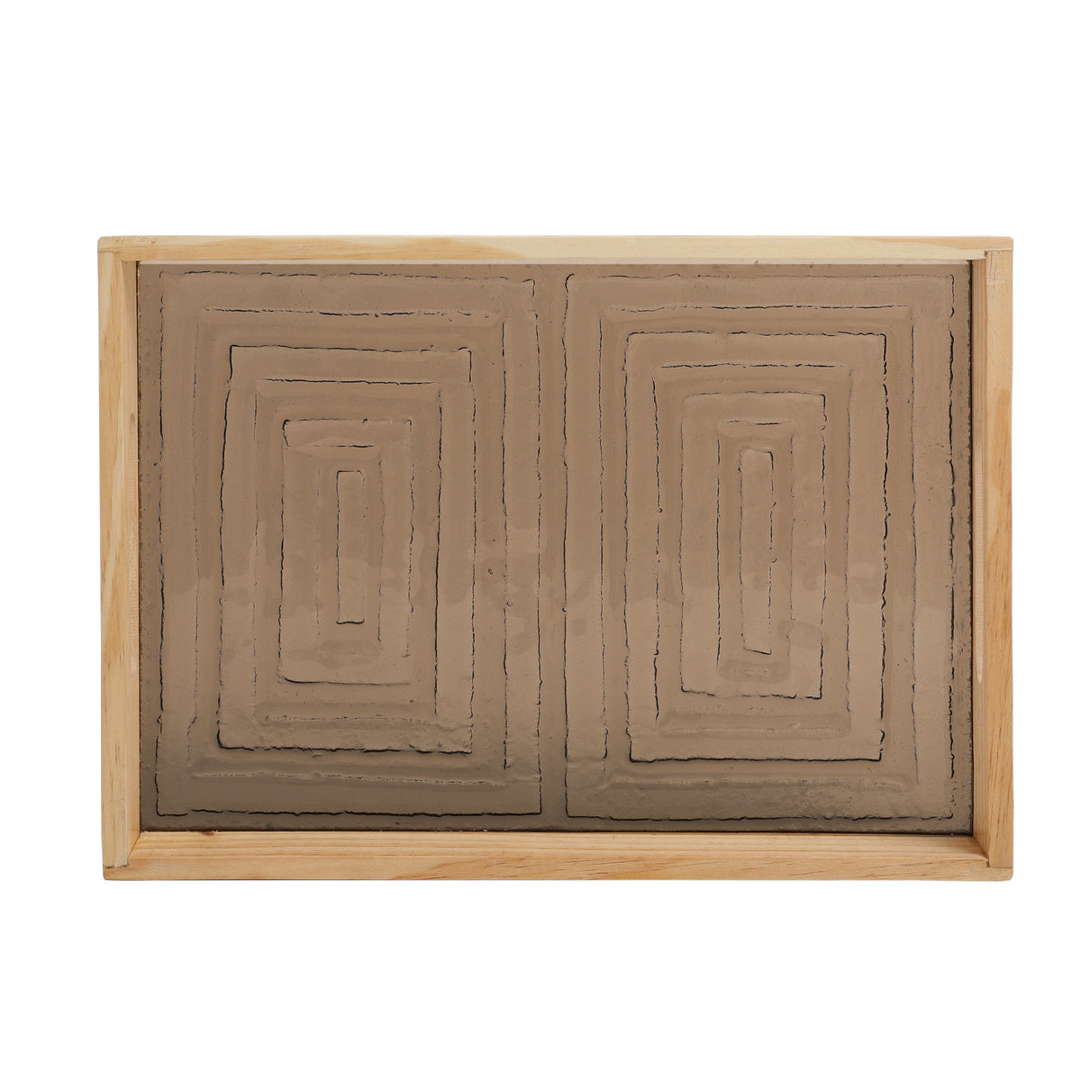 Hugo Brown Glass Tray M.M.I. OVERSEAS