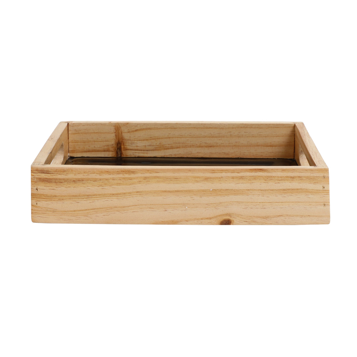 Hugo Black Glass Tray - Small Size M.M.I. OVERSEAS