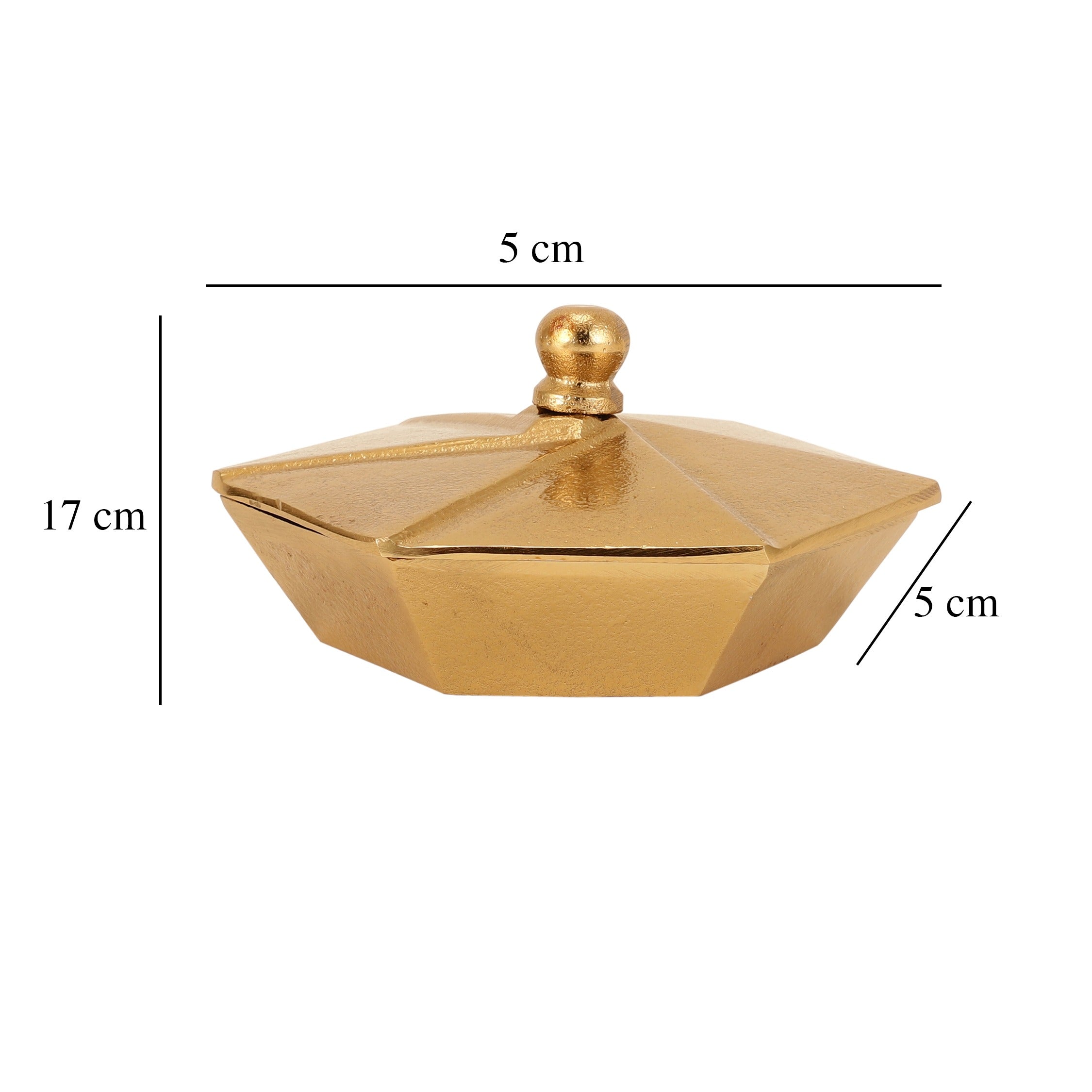 Keepsake Box in gold finish M.M.I. OVERSEAS