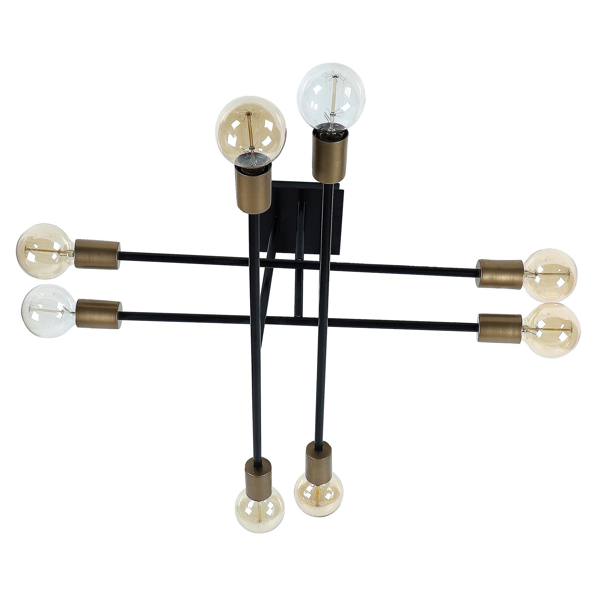 Eight Head Sputnik Black Mordern Chandelier By SS Lightings - Ouch Cart