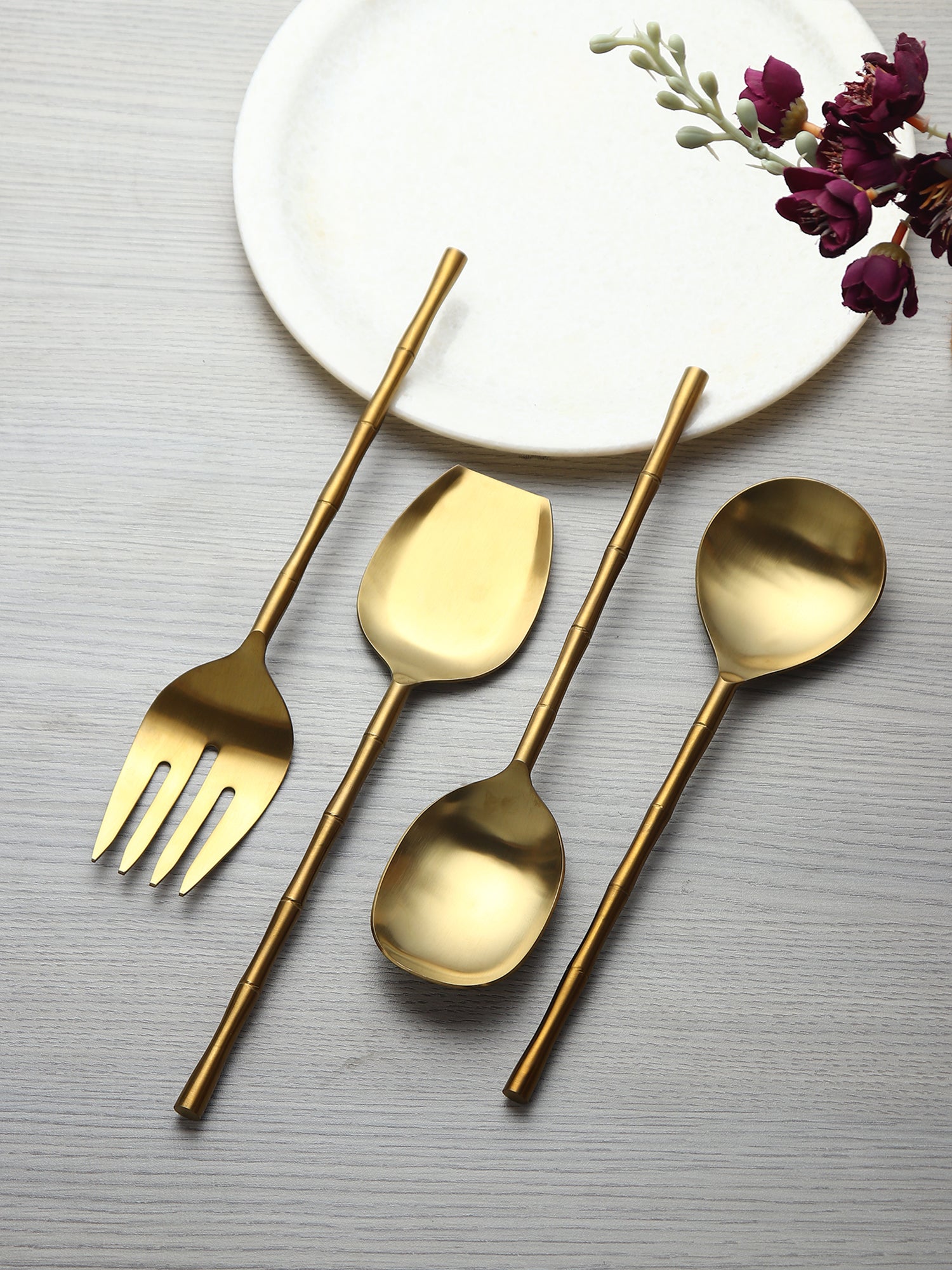 Bamboo Elegance Serving Set - OUCH CART |  kitchen &Dining