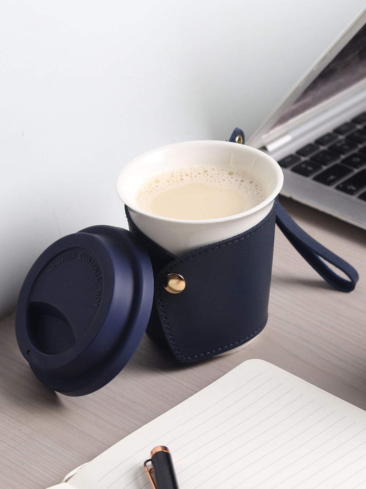 Little Latte Blue Ceramic Mug - Ouchcart