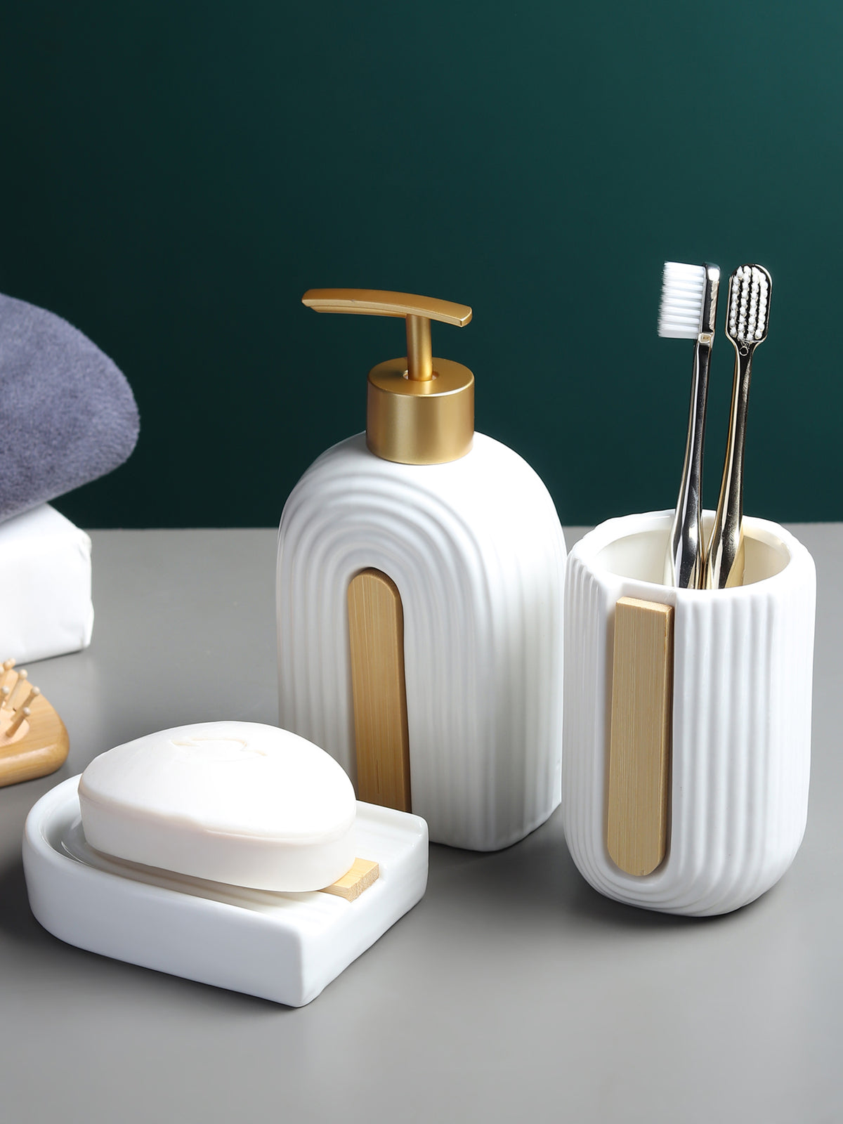 Alba Bathroom Set of 3 - OUCHCART