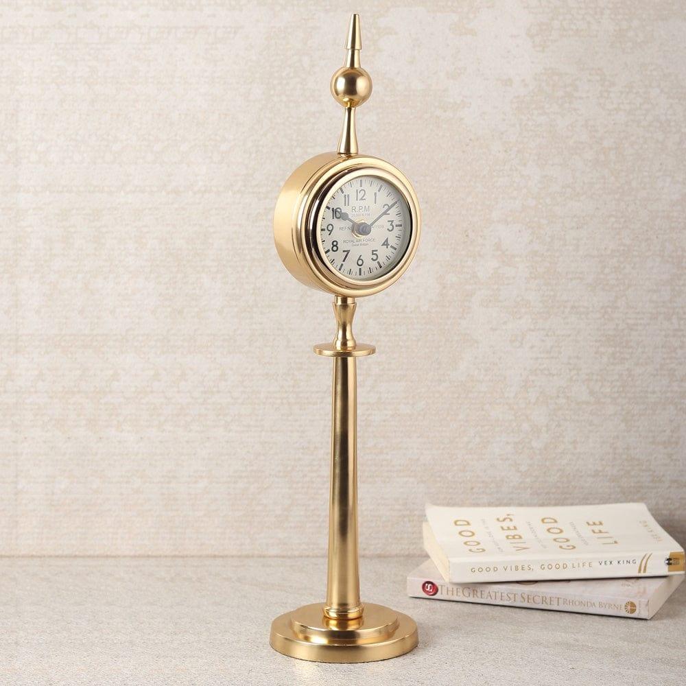 Majestic Spire Clock Gold - Ouch Cart