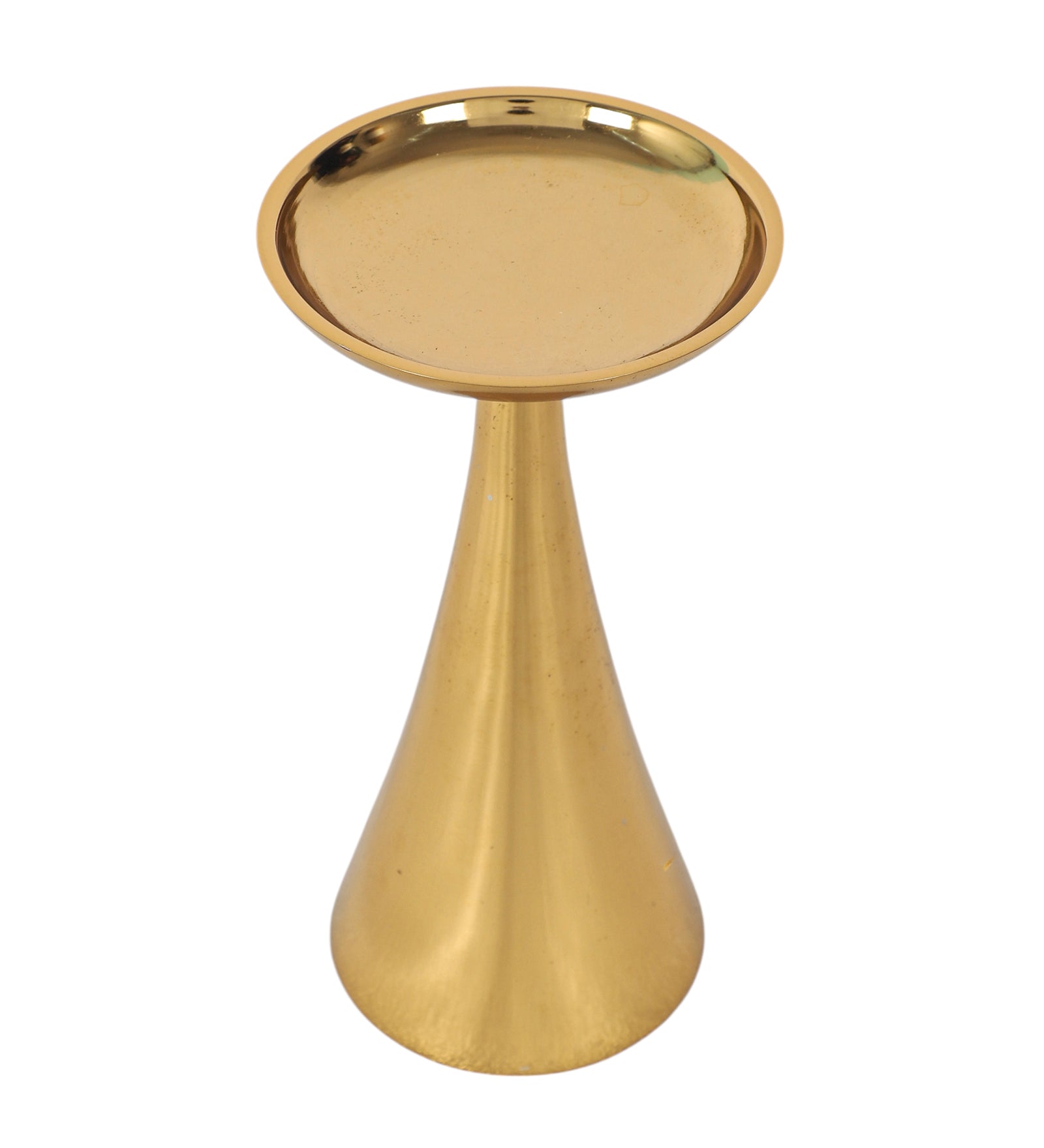 Aureus Petite Gold Pillar Candle Stand