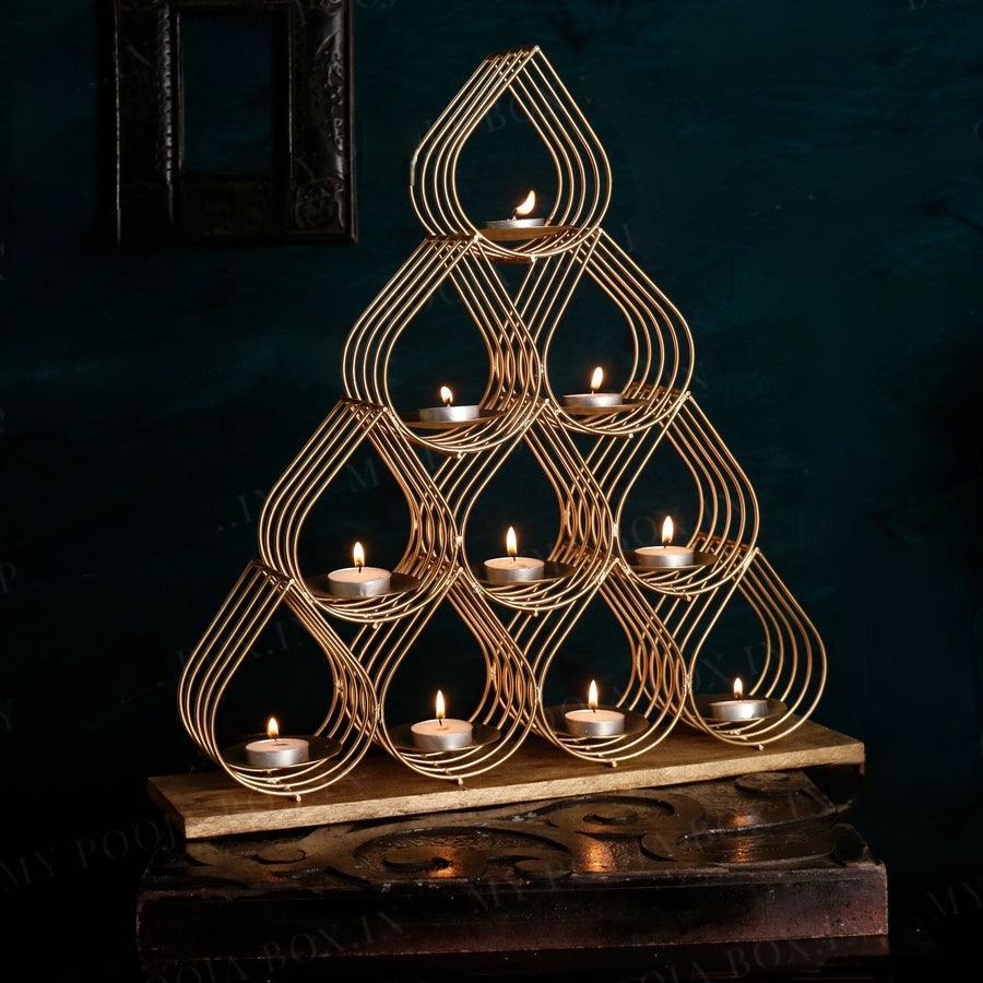 heart diya stand sat of 10 - Ouch Cart