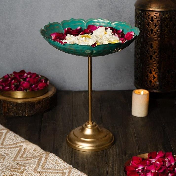 green sat of 1 medium urli - Ouch Cart