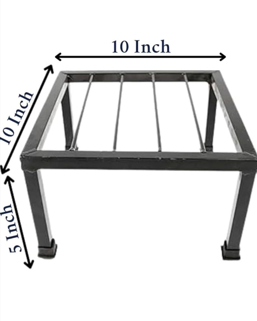 Solid Square Stand Indoor Outdoor Pot Planter Stand For Home Garden Balcony Plant Container Set (Pack Of 4) - OUCHCART