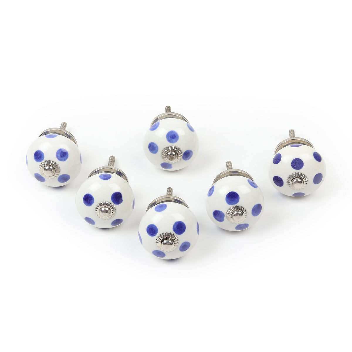 Blue Belle Knob set of 6 - Ouchcart