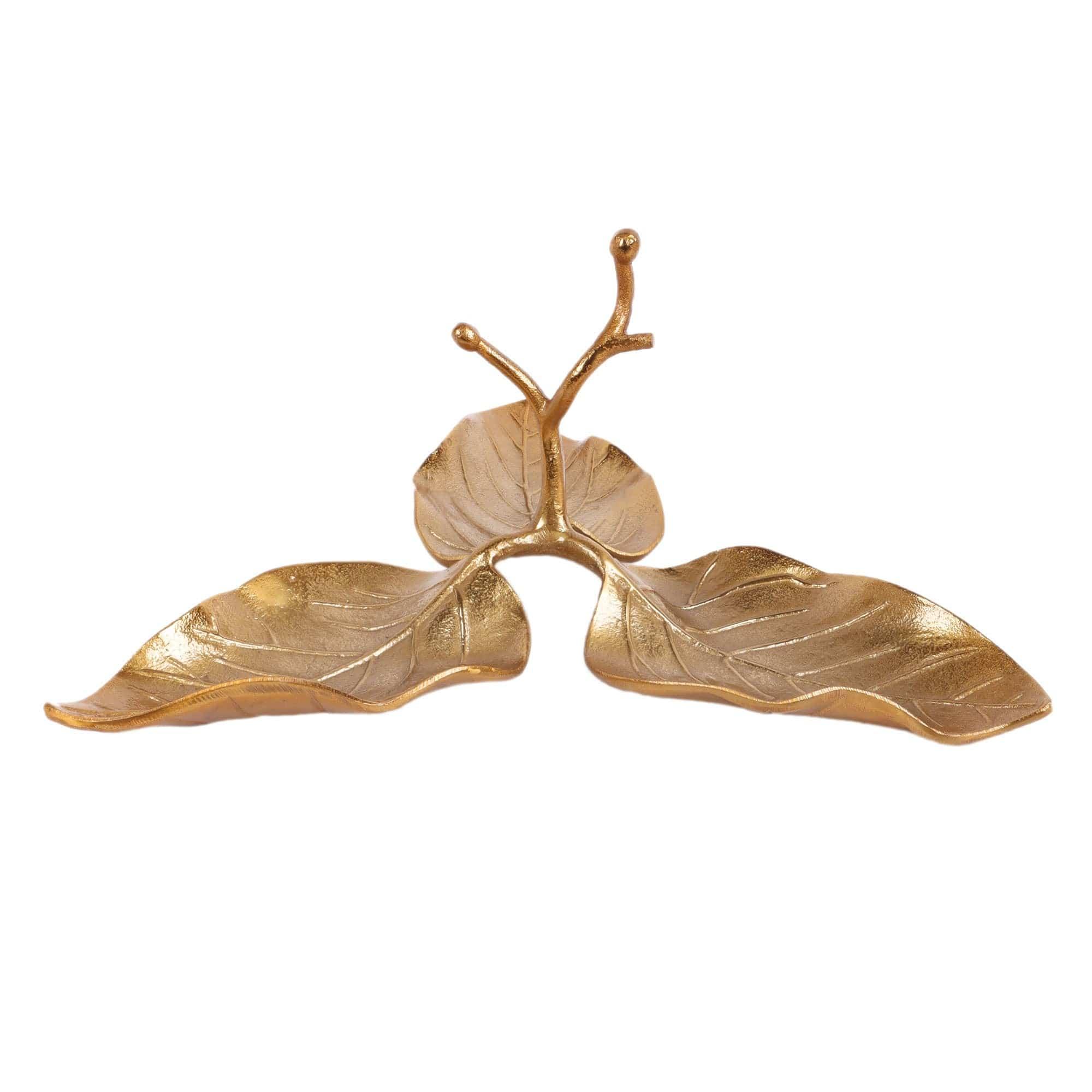 3 Leaf Decorative Tray/ Platter - Ouch Cart