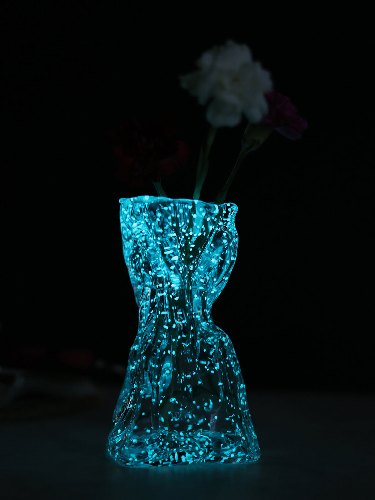 Vesper Night Glow Crystal Vase