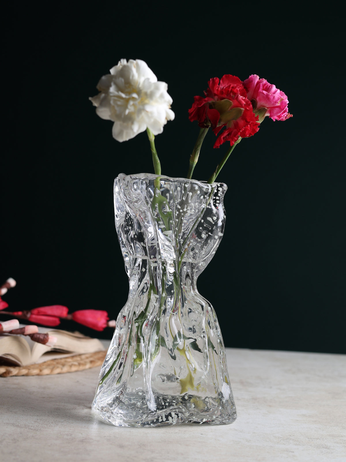 Vesper Night Glow Crystal Vase