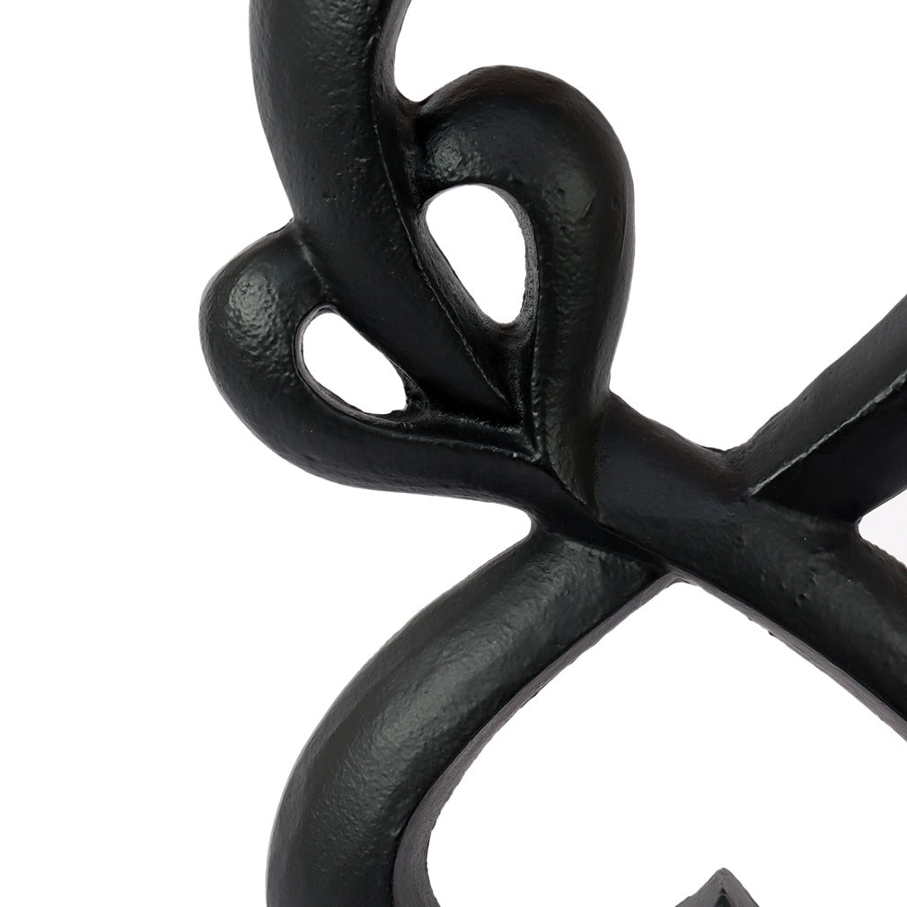 Family Heart Silver Base Small Sculpture