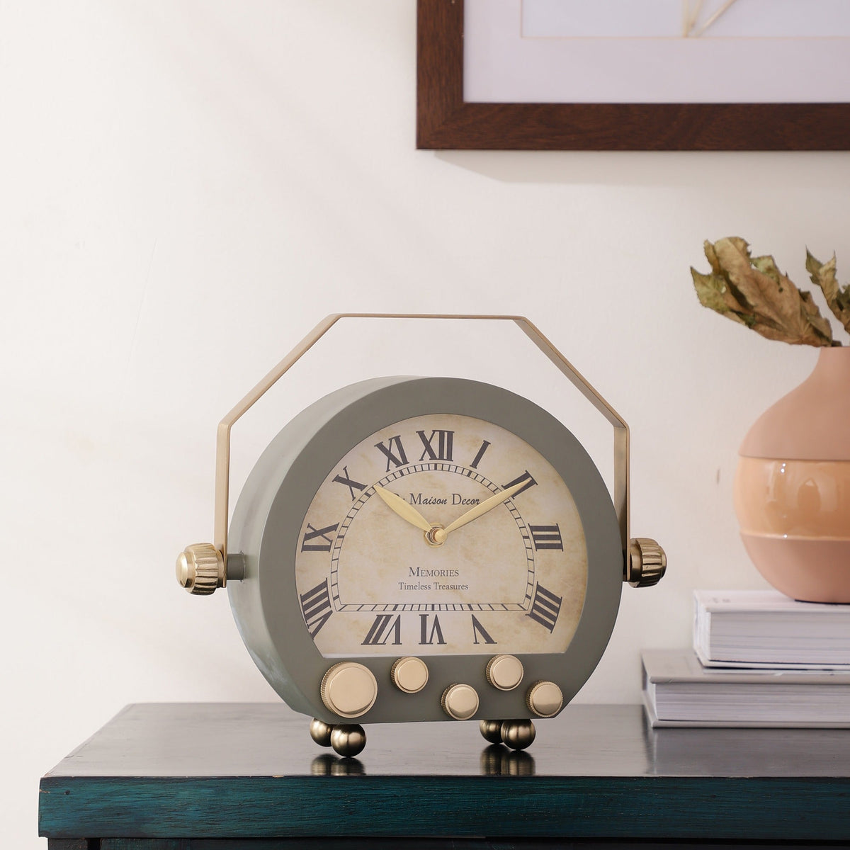 Kent Clock in green gold M.M.I. OVERSEAS