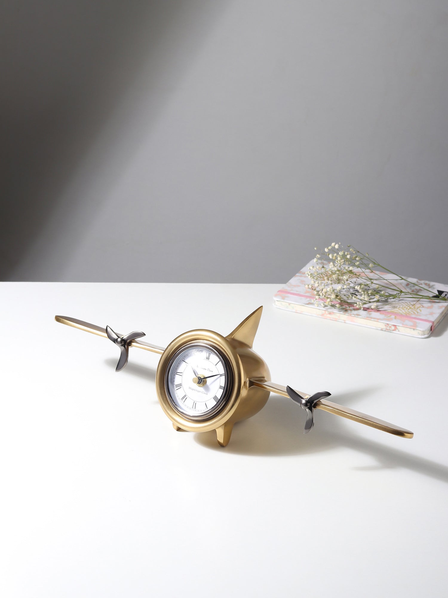 Jettison Table clock in Silver - OUCHCART | Table Clock