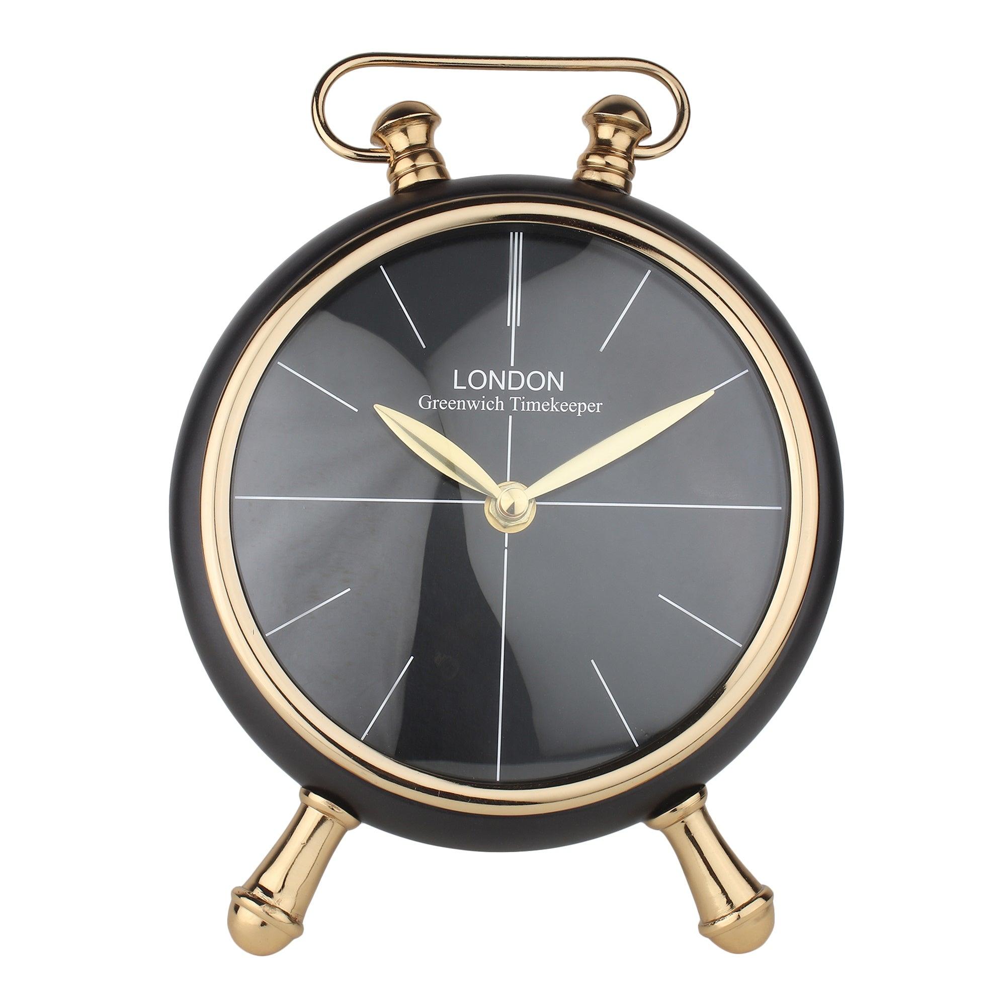 Essence Desk Timepiece in Black Gold - Ouch Cart