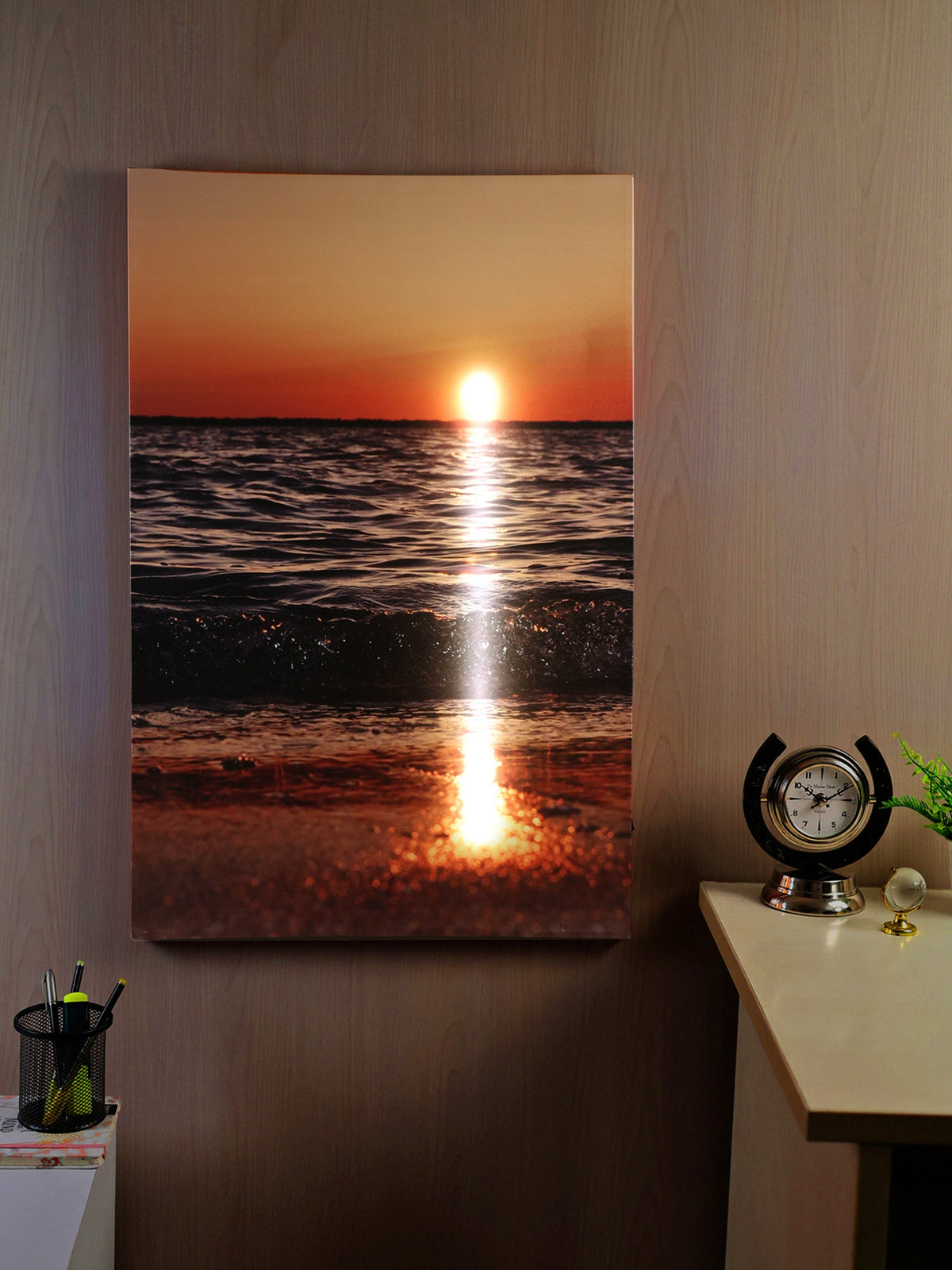 Golden Horizon – LED Sunset Wall Art M.M.I. OVERSEAS