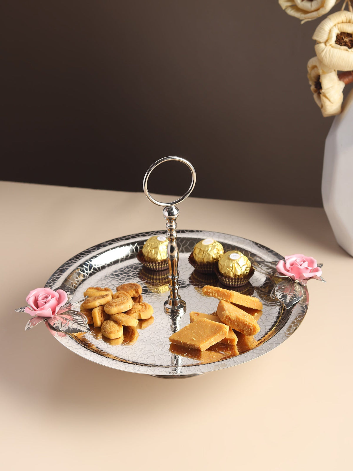 Petal Eclat Pink Cake Stand Ouch Cart