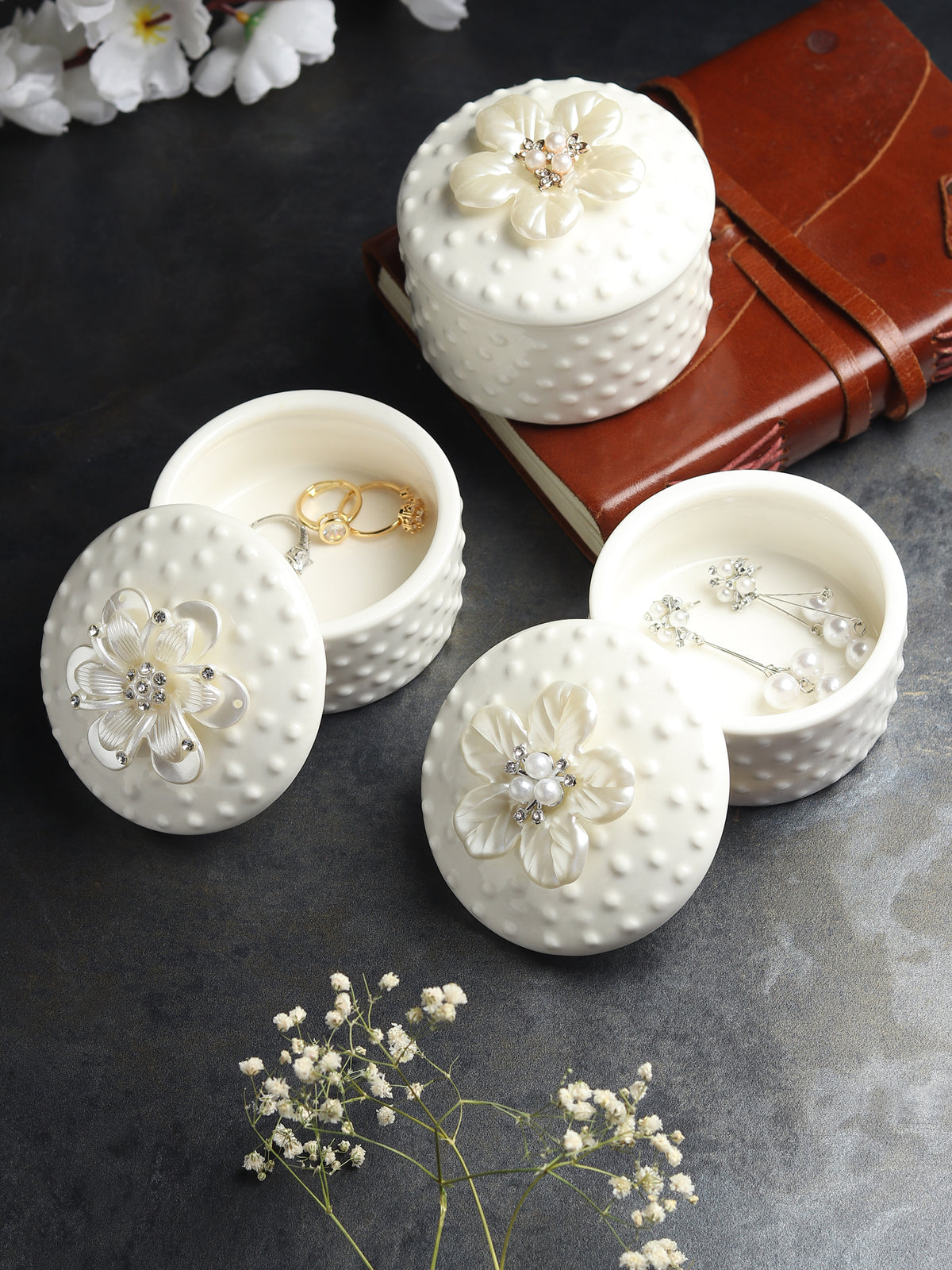 Pearlpetal Porcelain Box Set - OUCHCART