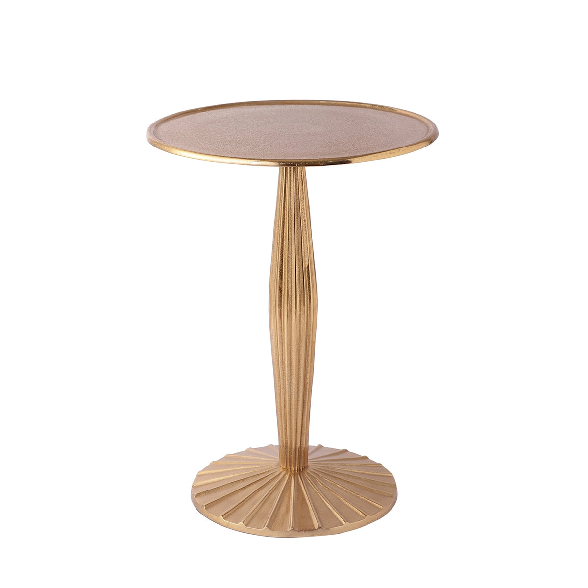 Radiant Gold Duo Side Tables Large M.M.I. OVERSEAS