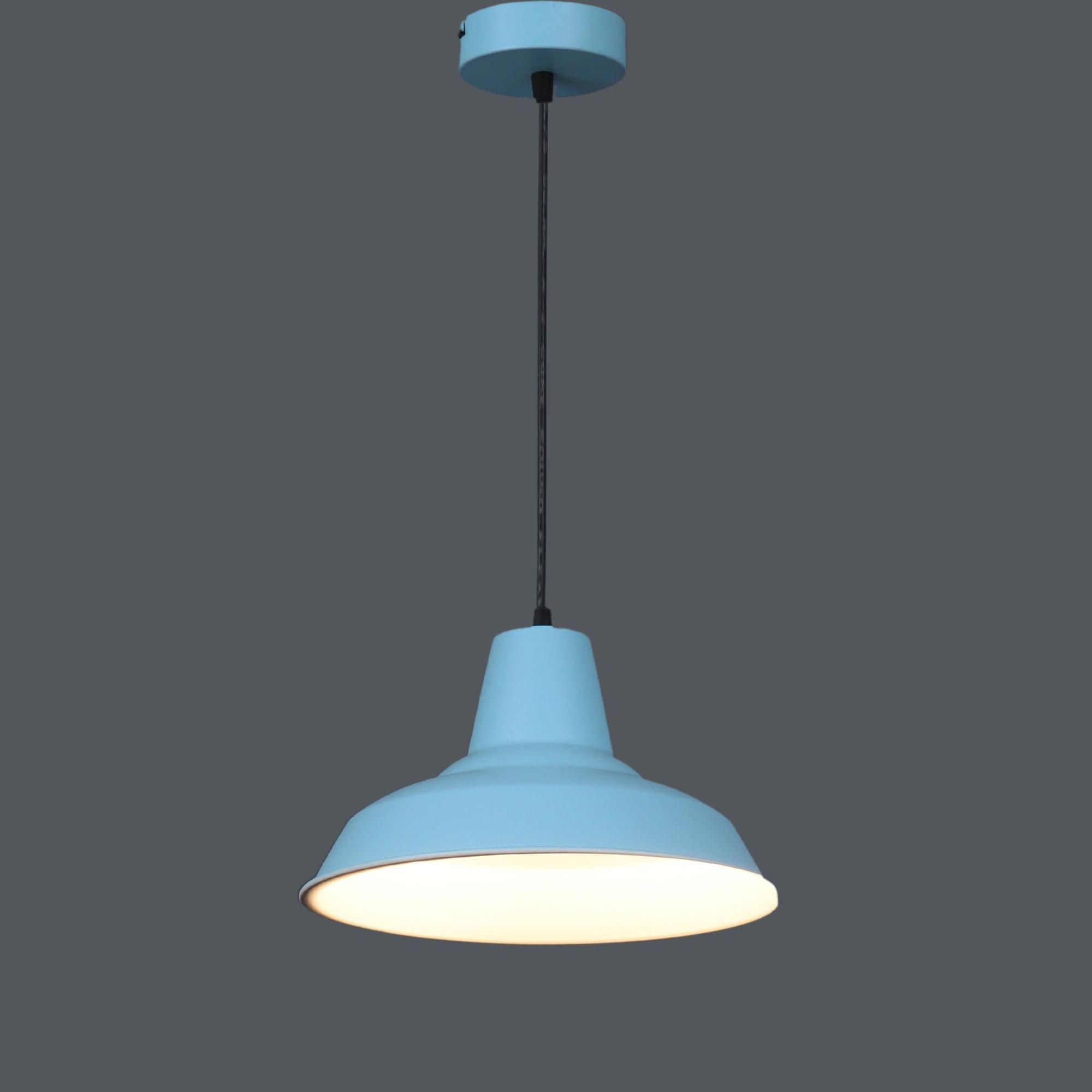 1965 Monging Blue Hanging Light by SS Lightings - Ouch Cart