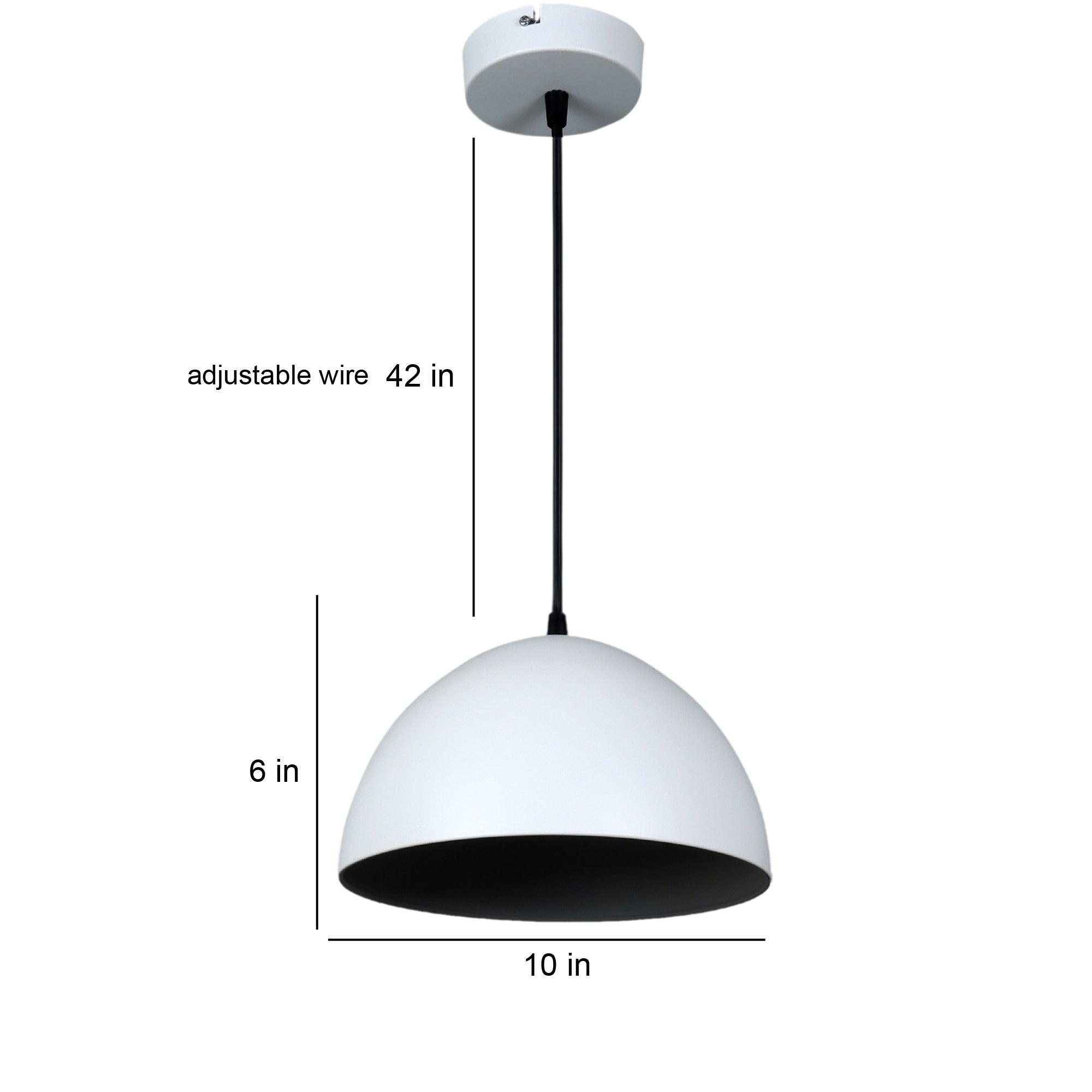 Hallway White Hanging Light by SS Lightings - Ouch Cart
