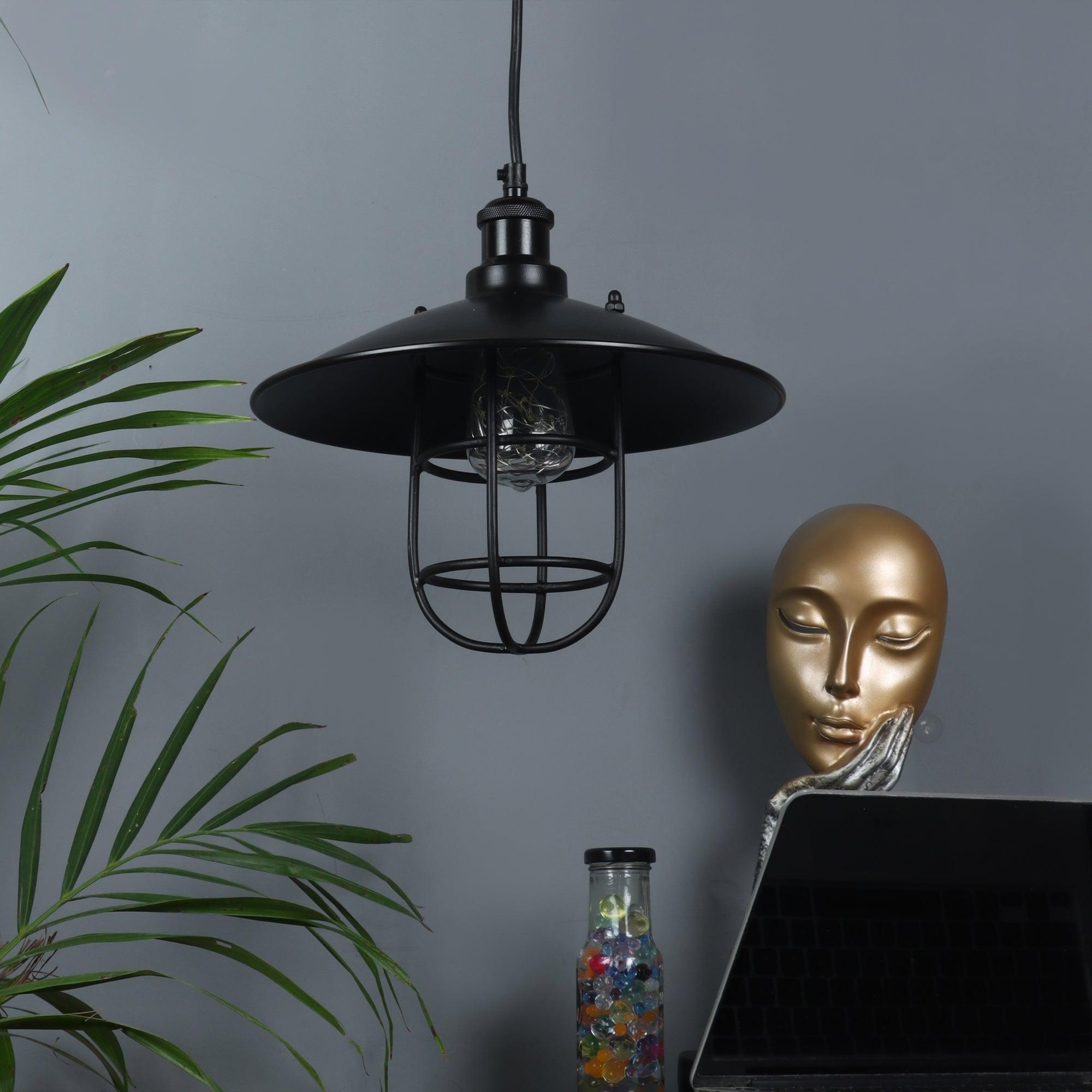Studio Black Hanging Light by SS Lightings - Ouch Cart
