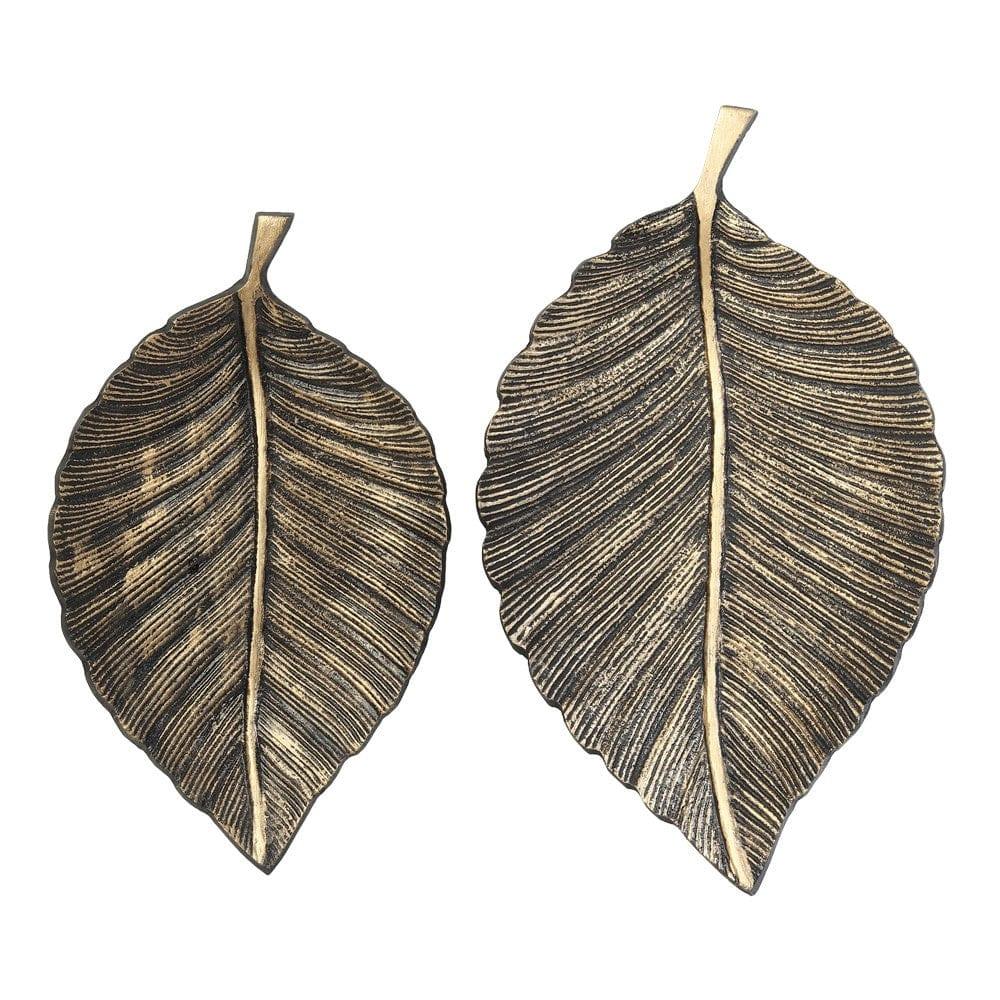 Leafy Affair- the Black Gold Tray set - Ouch Cart