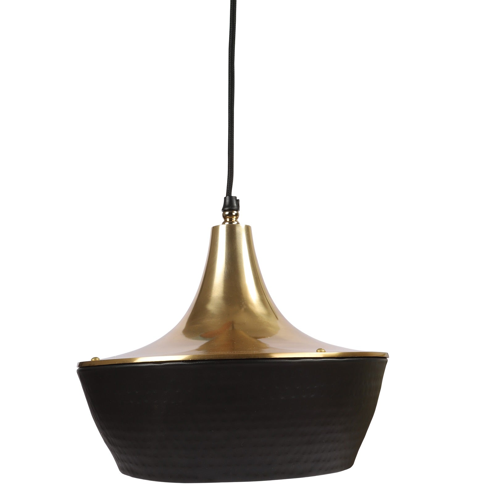 The "Vega Hanging light" by Décor de Maison in Gold & Black finish - OUCHCART