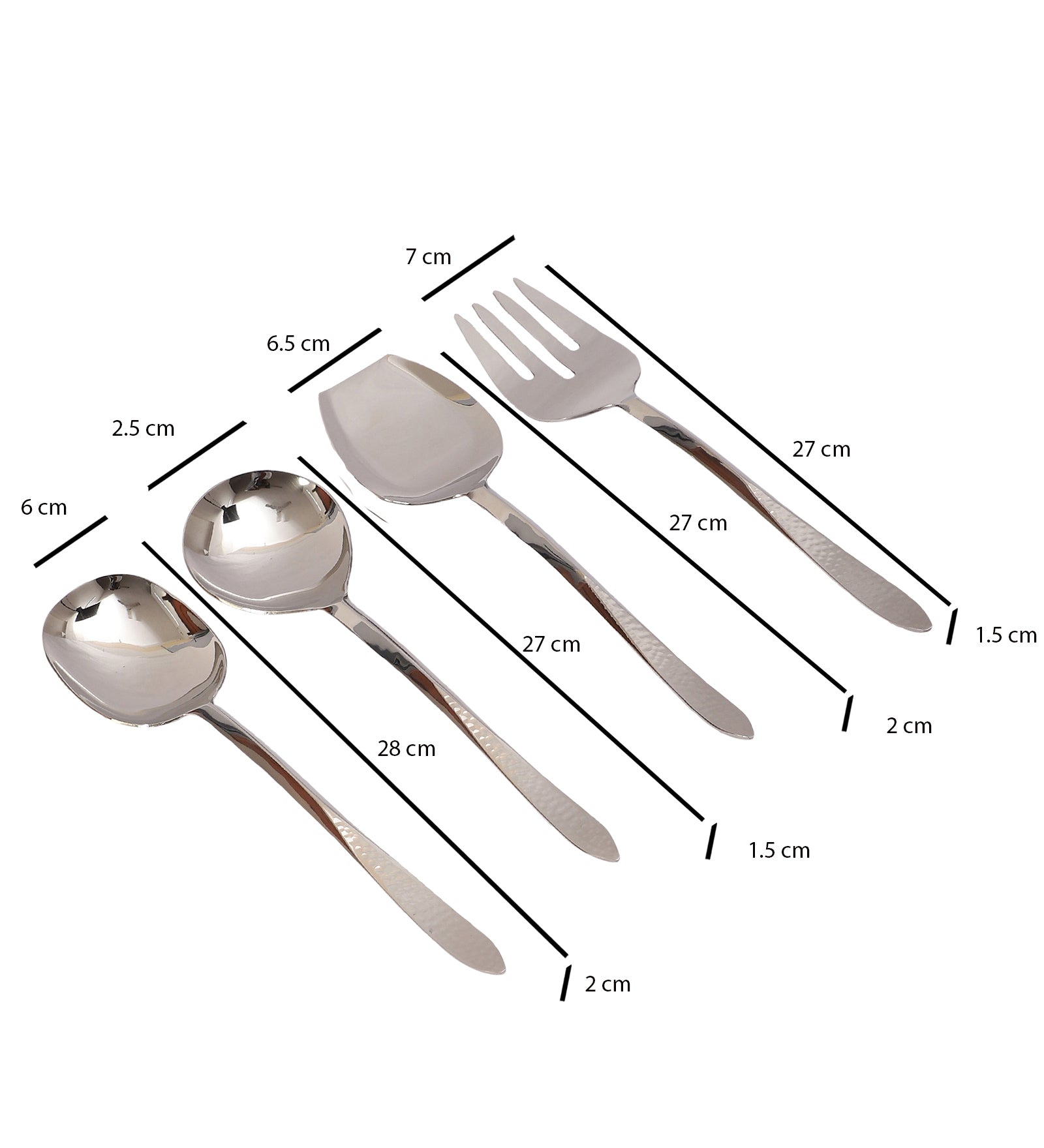 Dune Hammered Serving Set