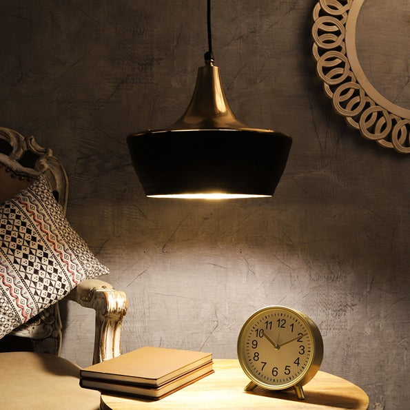 The "Vega Hanging light" by Décor de Maison in Gold & Black finish - OUCHCART