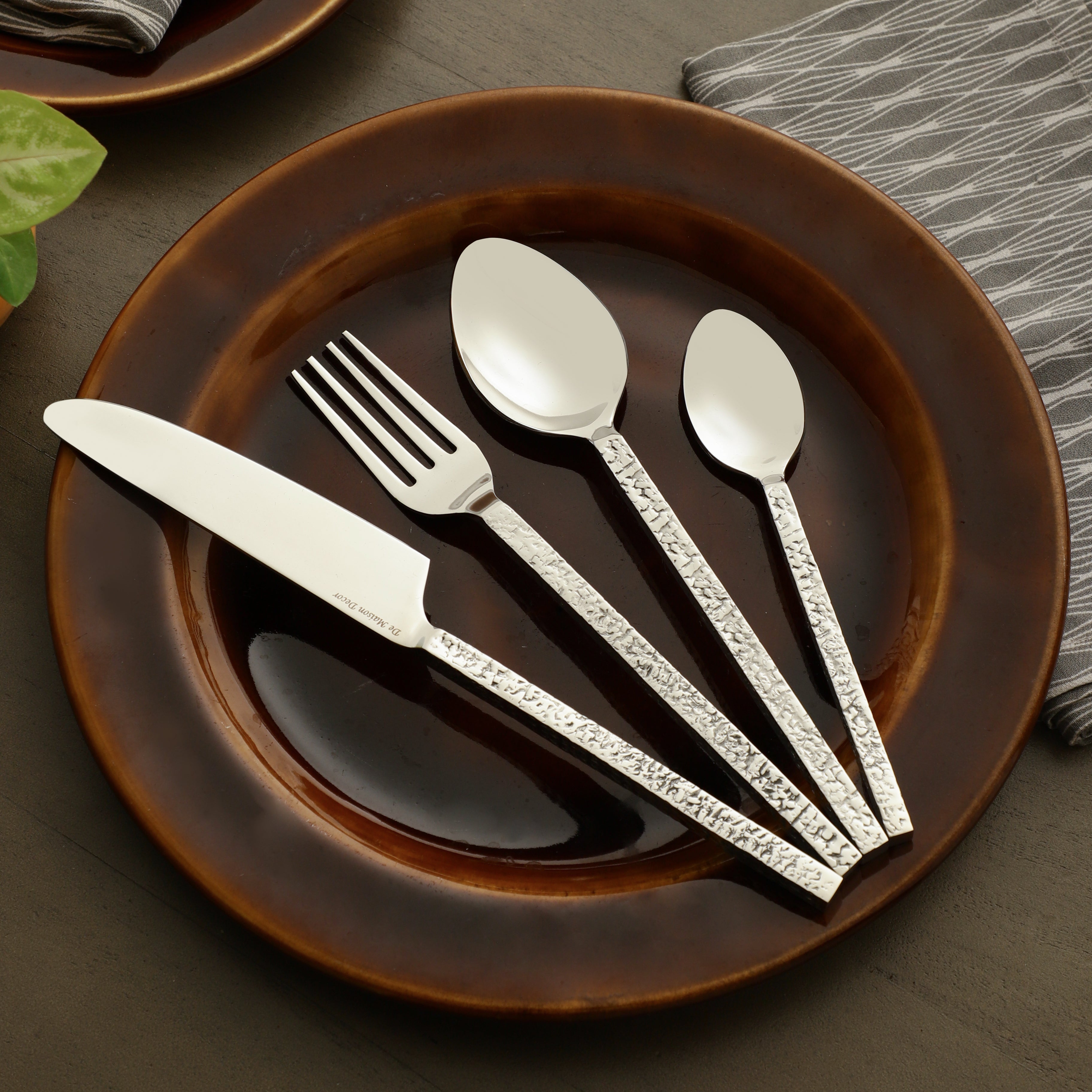 Ember Texture Cutlery Set - OUCH CART | Kitchen & dinning's