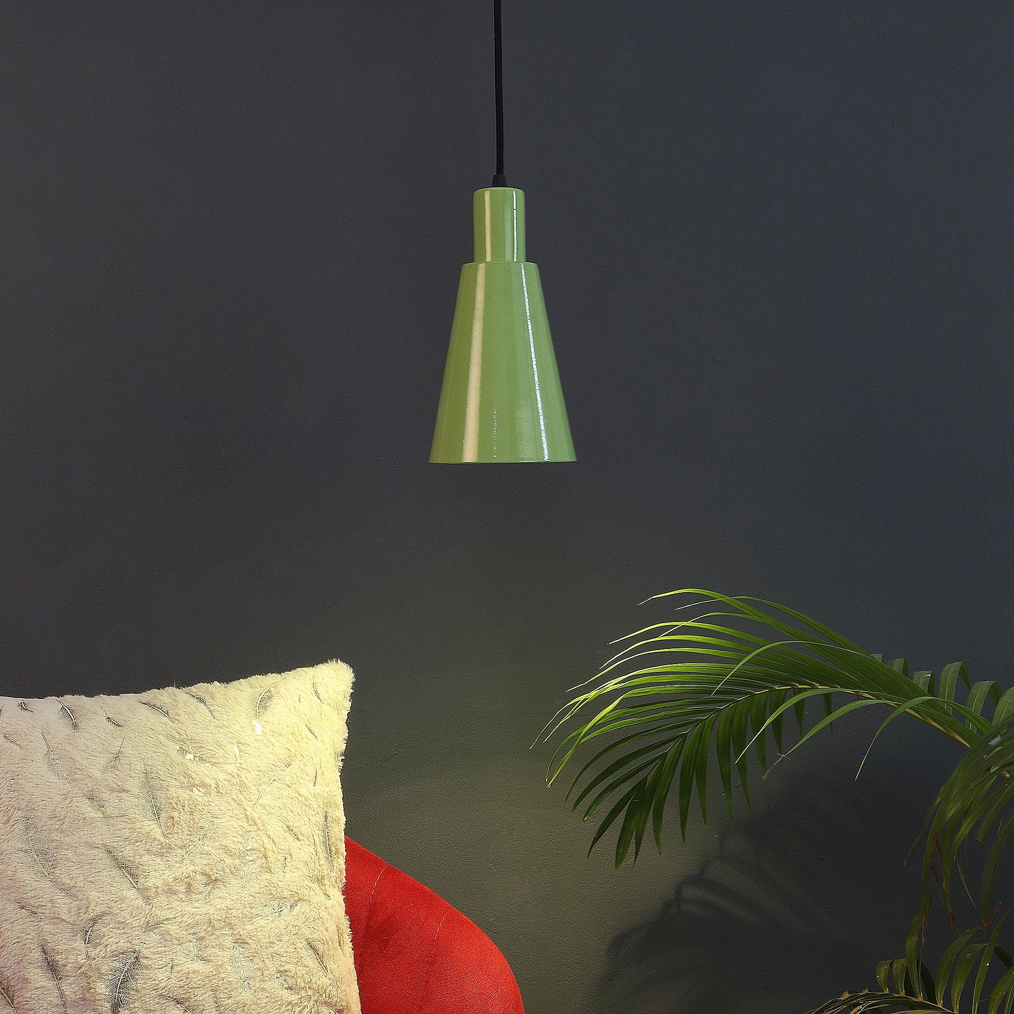 Bristol Green Metal Hanging Light by SS Lightings - Ouch Cart