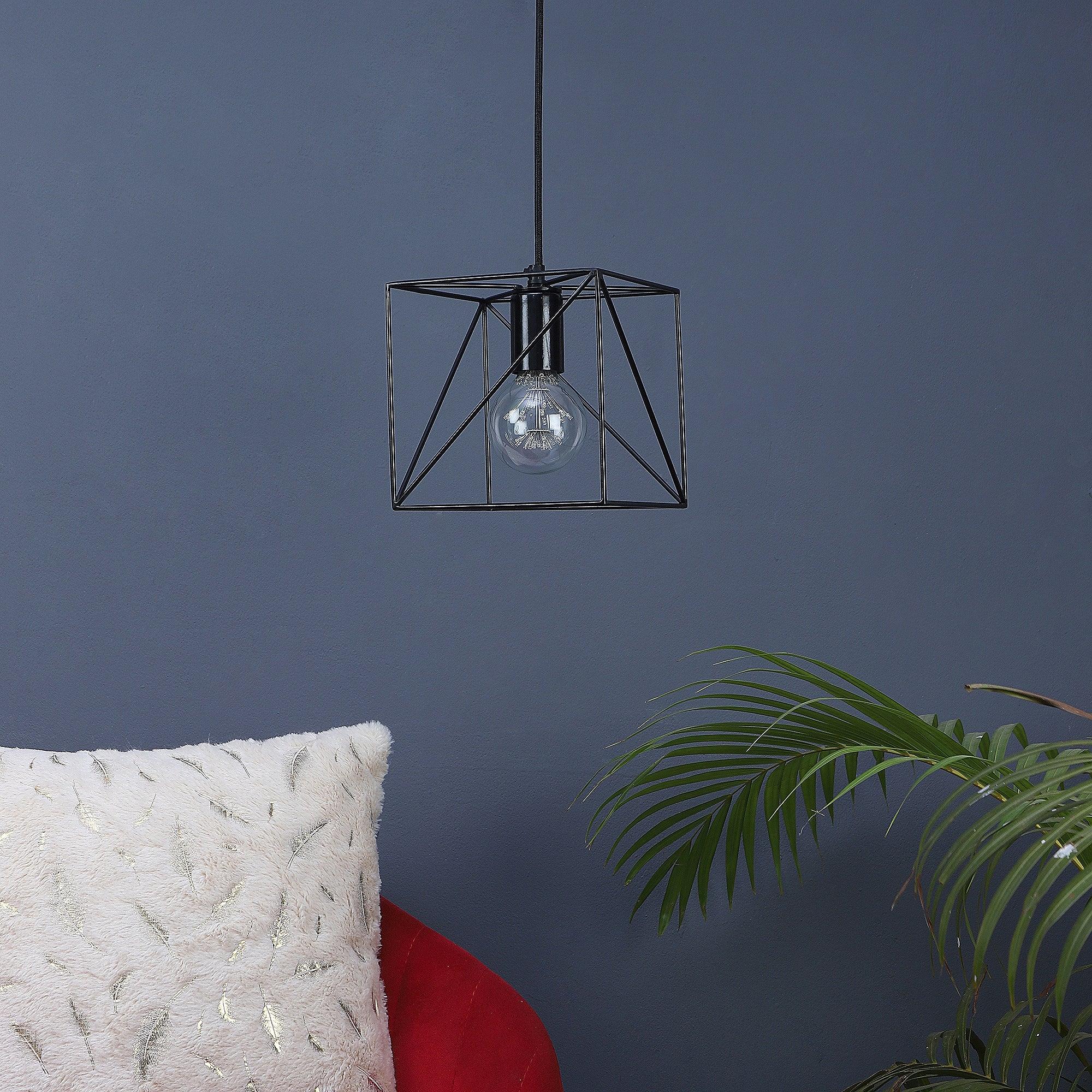 Nordic Black Vintage Metal Single Hanging Light By Ss Lightings - Ouch Cart
