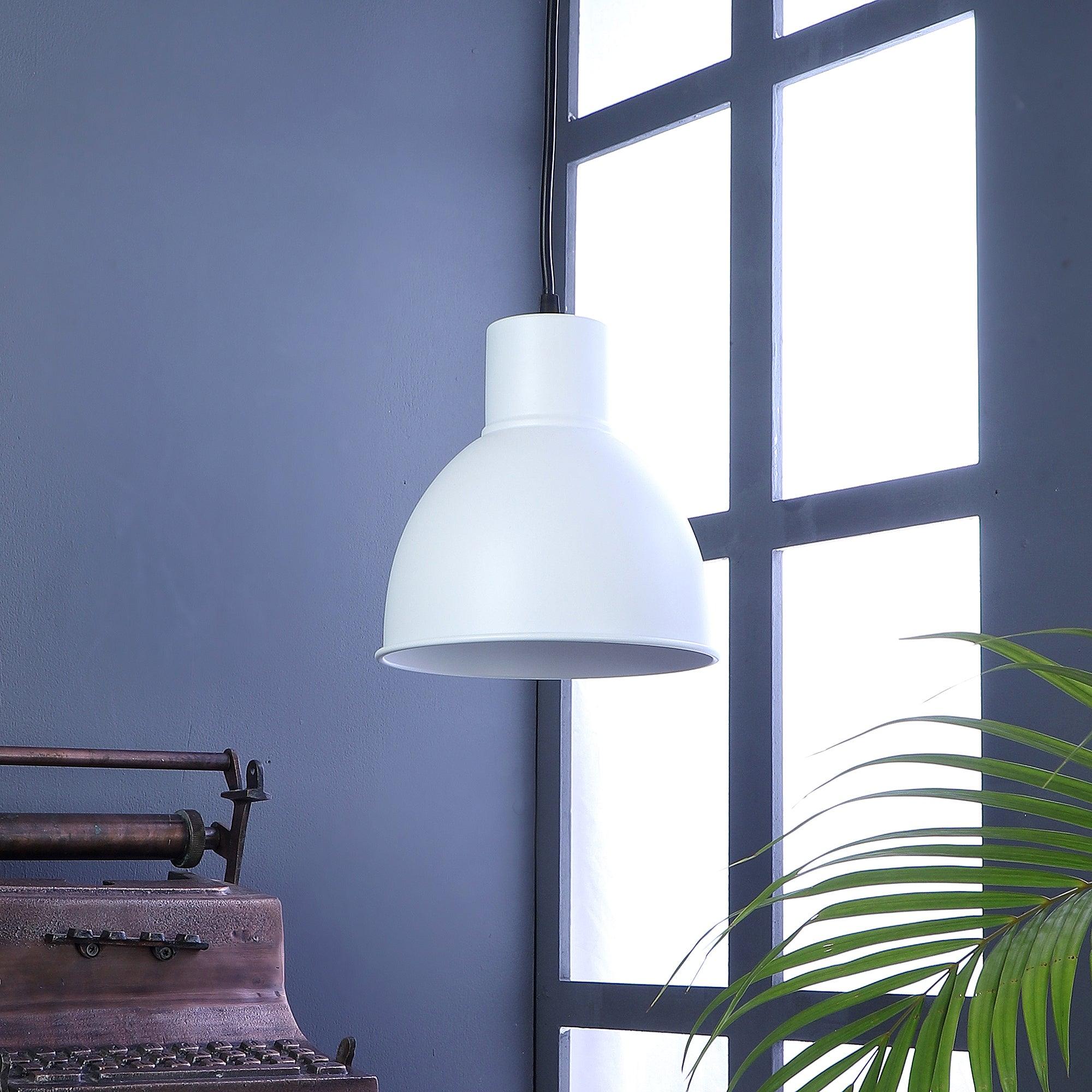 Opi Minimal Pastel Green Metal Single Hanging Light by SS Lightings - Ouch Cart