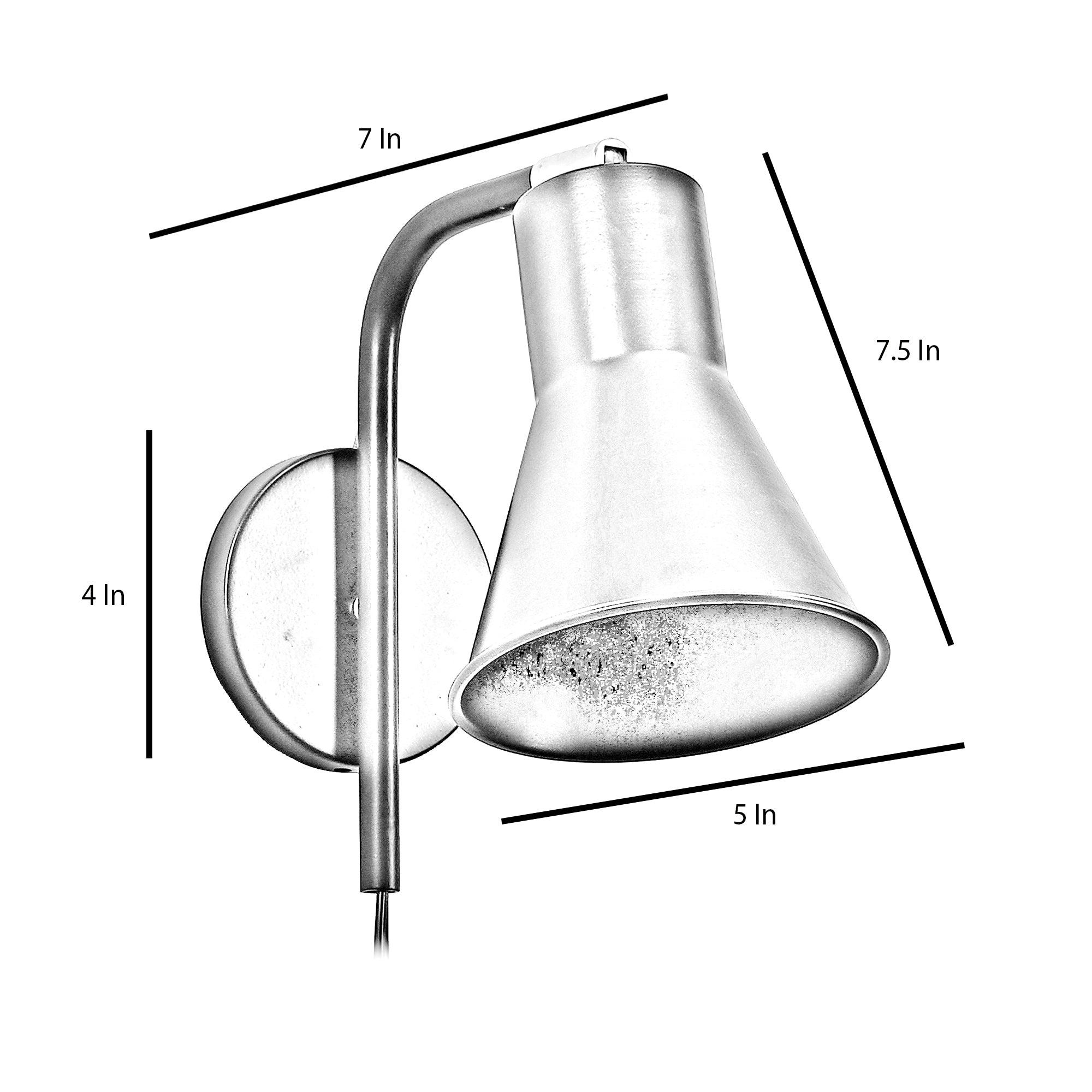 Gilbert Black Metal Wall Light by SS Lightings - Ouch Cart