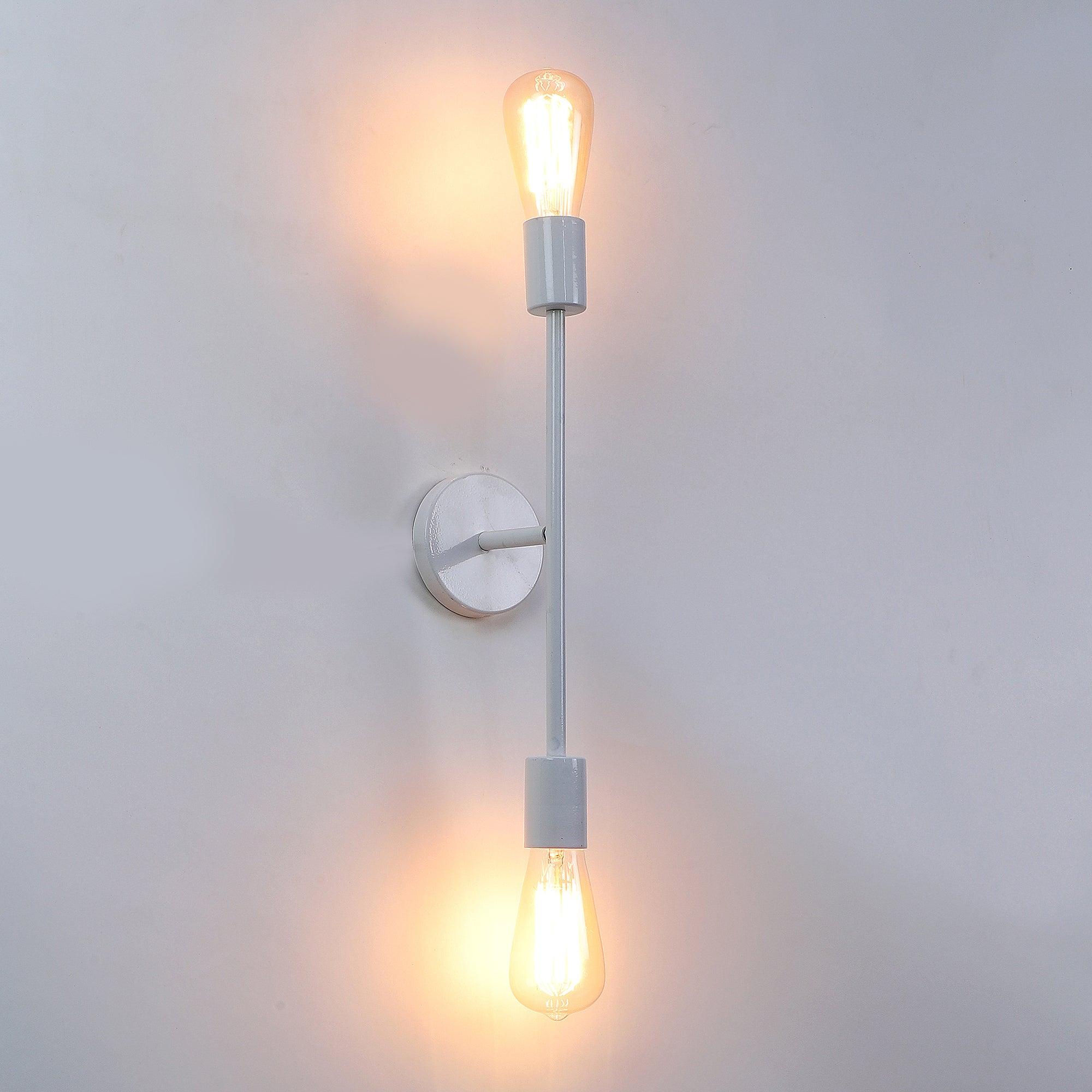 Filo White Metal Wall Light by SS Lightings - Ouch Cart