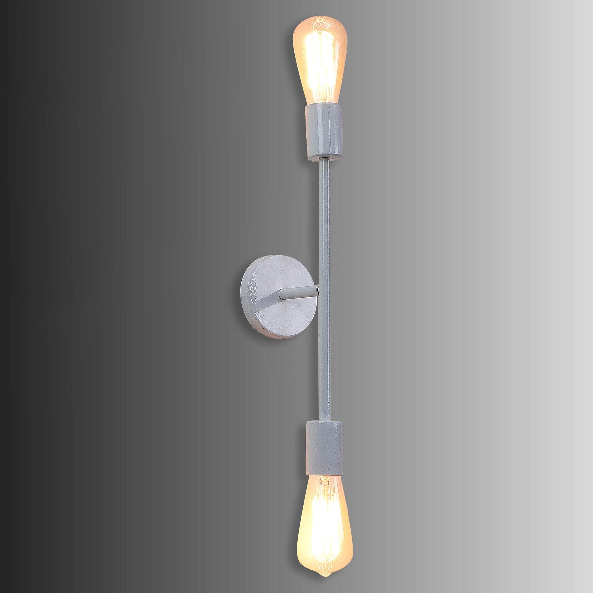 Filo White Metal Wall Light by SS Lightings - Ouch Cart